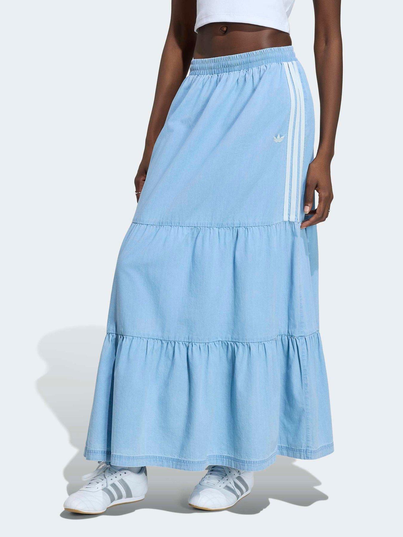 adidas Originals Women's Denim Skirt, Light Denim, Size Xs, Women