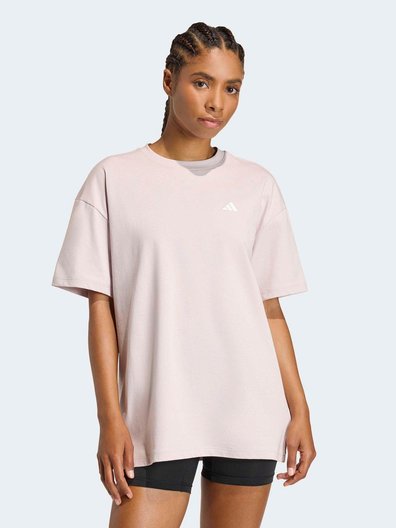 adidas Women's Training Workout Essentils T-Shirt - Brown