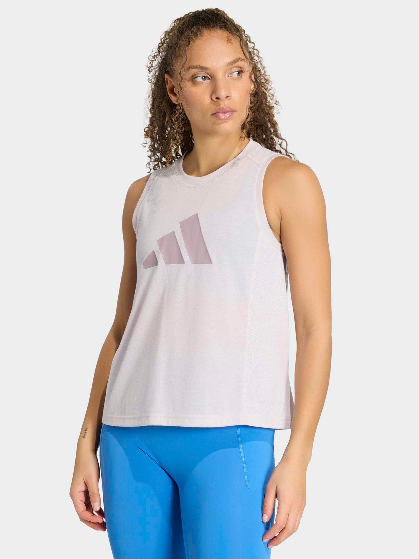 adidas Womens Training Workout Essentials Tank-brown
