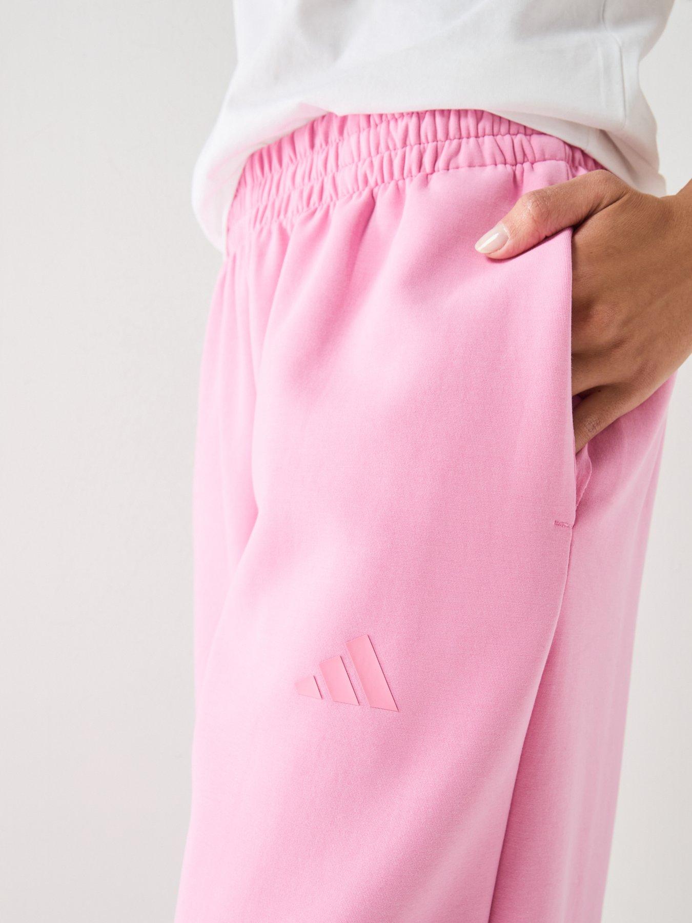 Image 4 of 6 of adidas Sportswear Women's Soft Lux Loose Pants - St Tropic Bloom