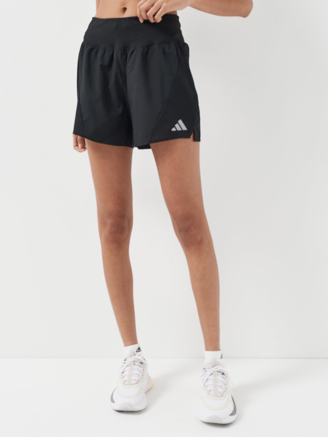 adidas Women's Running Breezy 4 Inch Shorts - Black