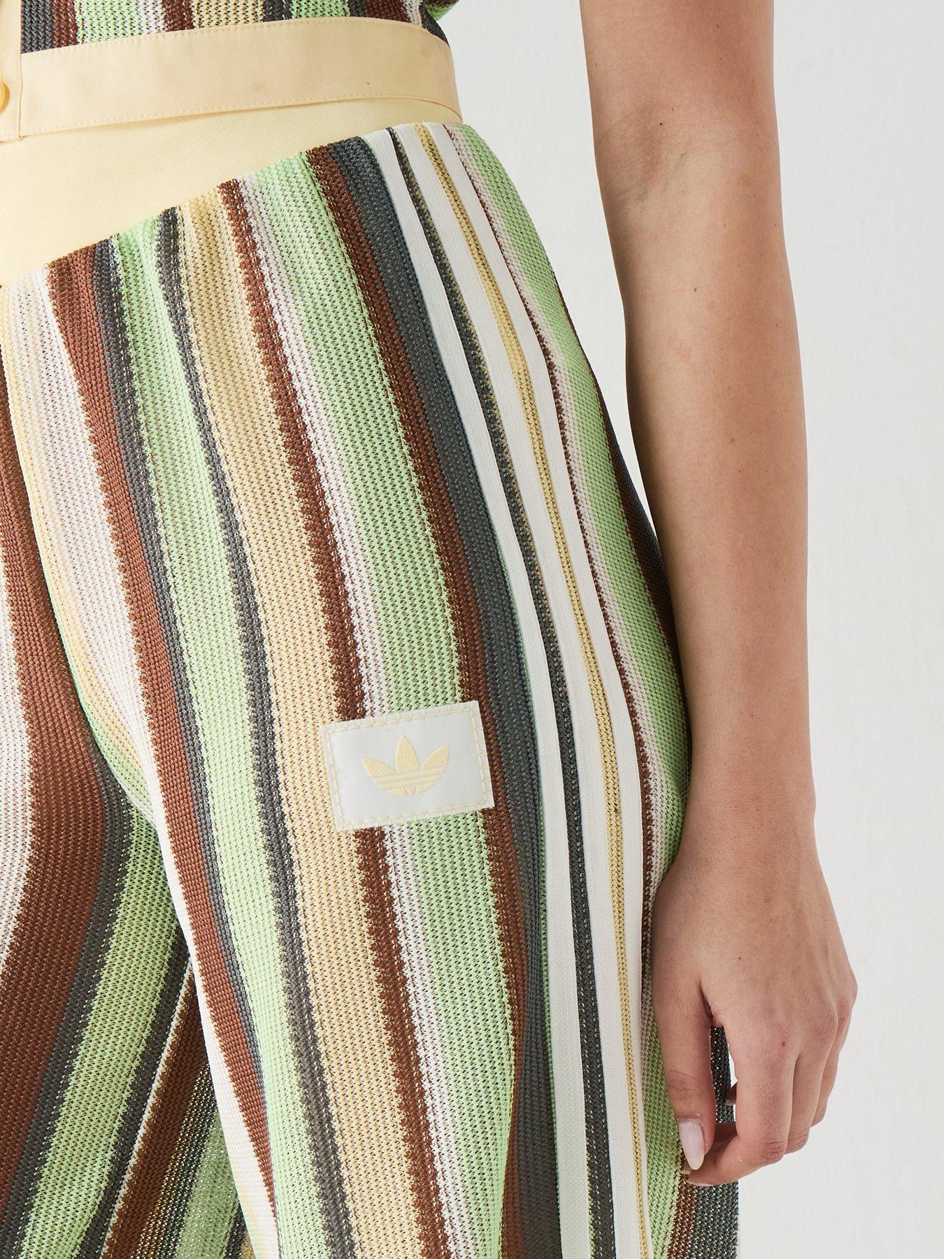 Image 4 of 6 of adidas Originals Women's Knit Fire Bird Track Pants - Yellow