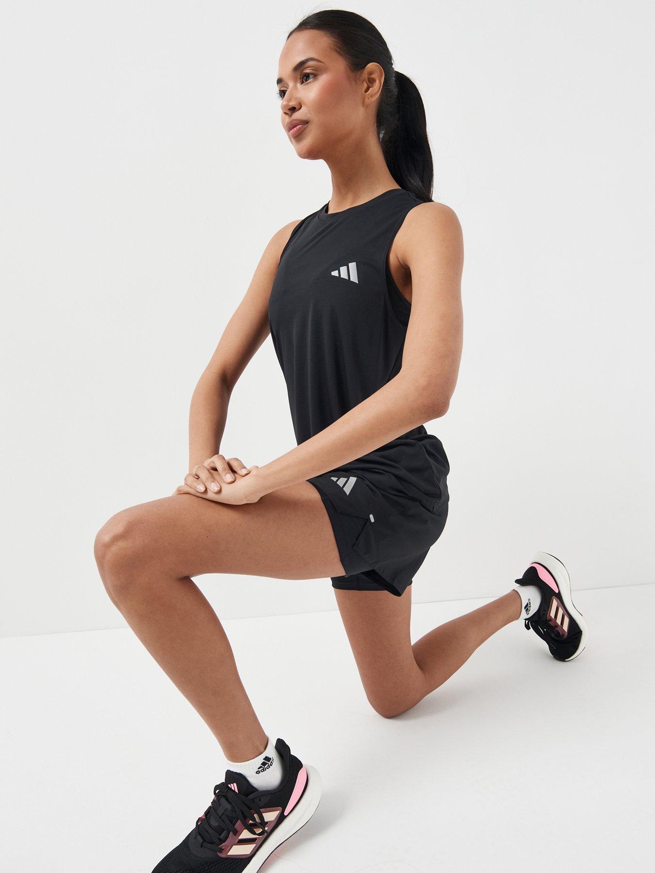 Adidas Women'S Running Adi365 Essentials 2In1 Shorts - Black