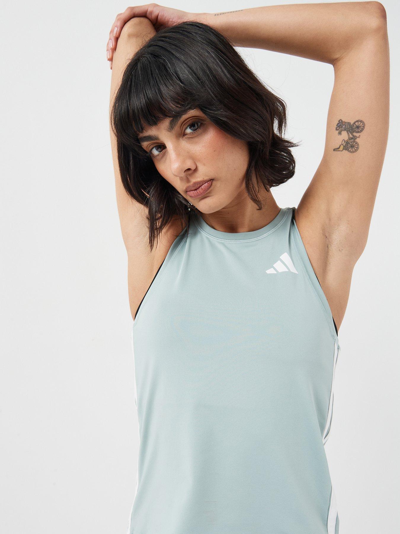 Image 4 of 6 of adidas Women's Training Workout Essentials Tank - Green