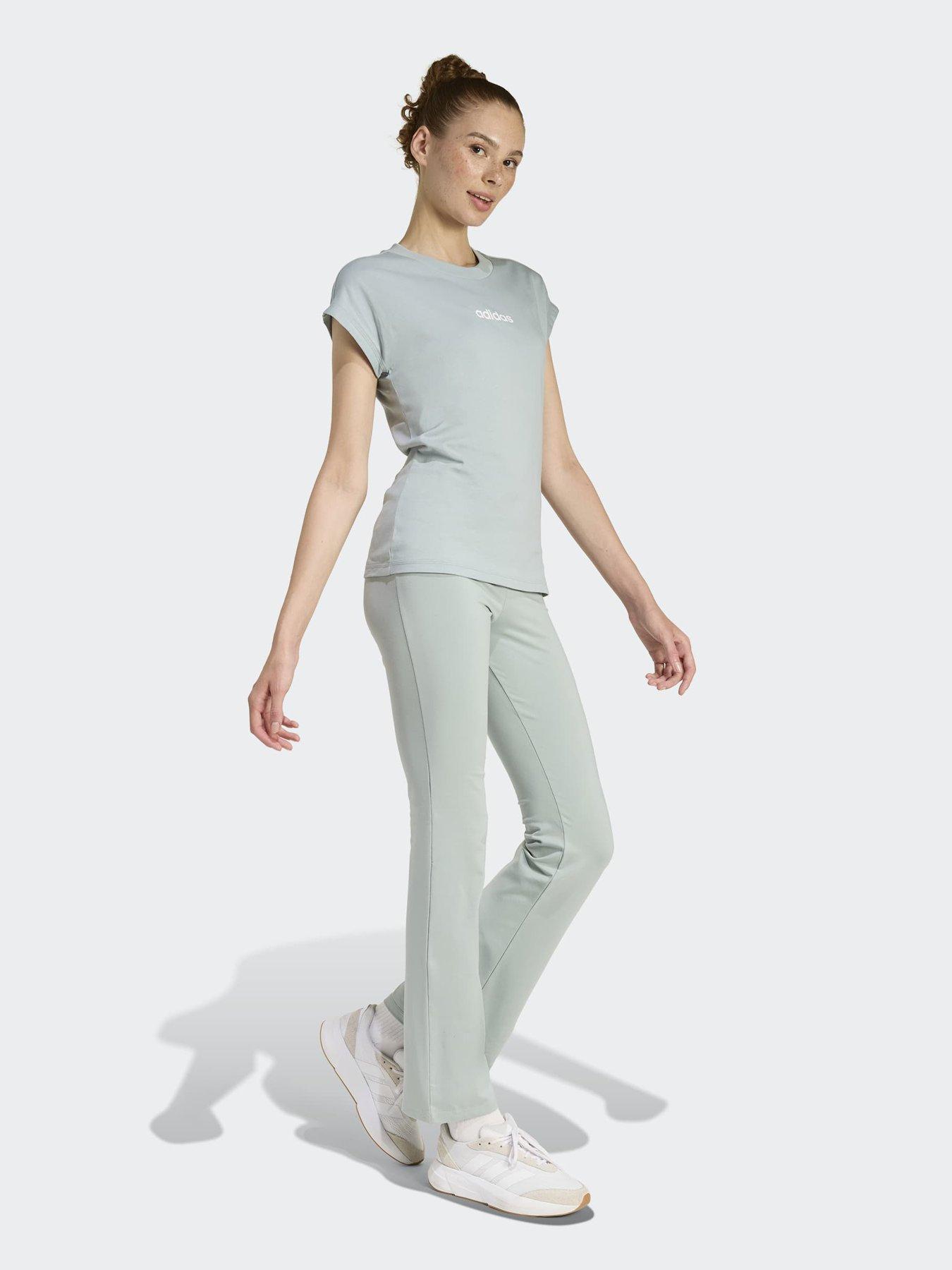 adidas Sportswear Women's Essentials Linear Cotton T-Shirt - Green | Very