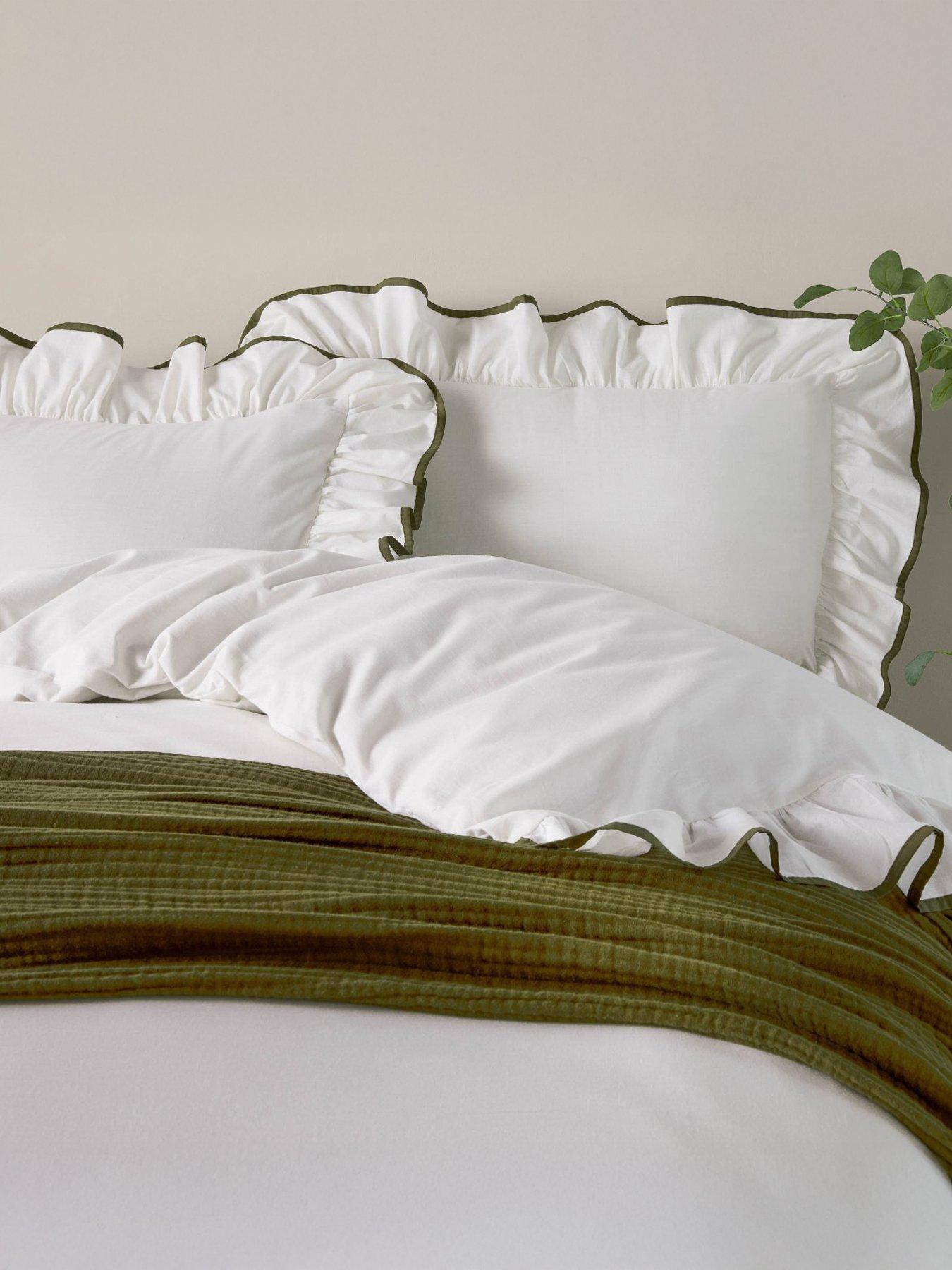 Wylder Blousey Pillow Case Pairs Olive