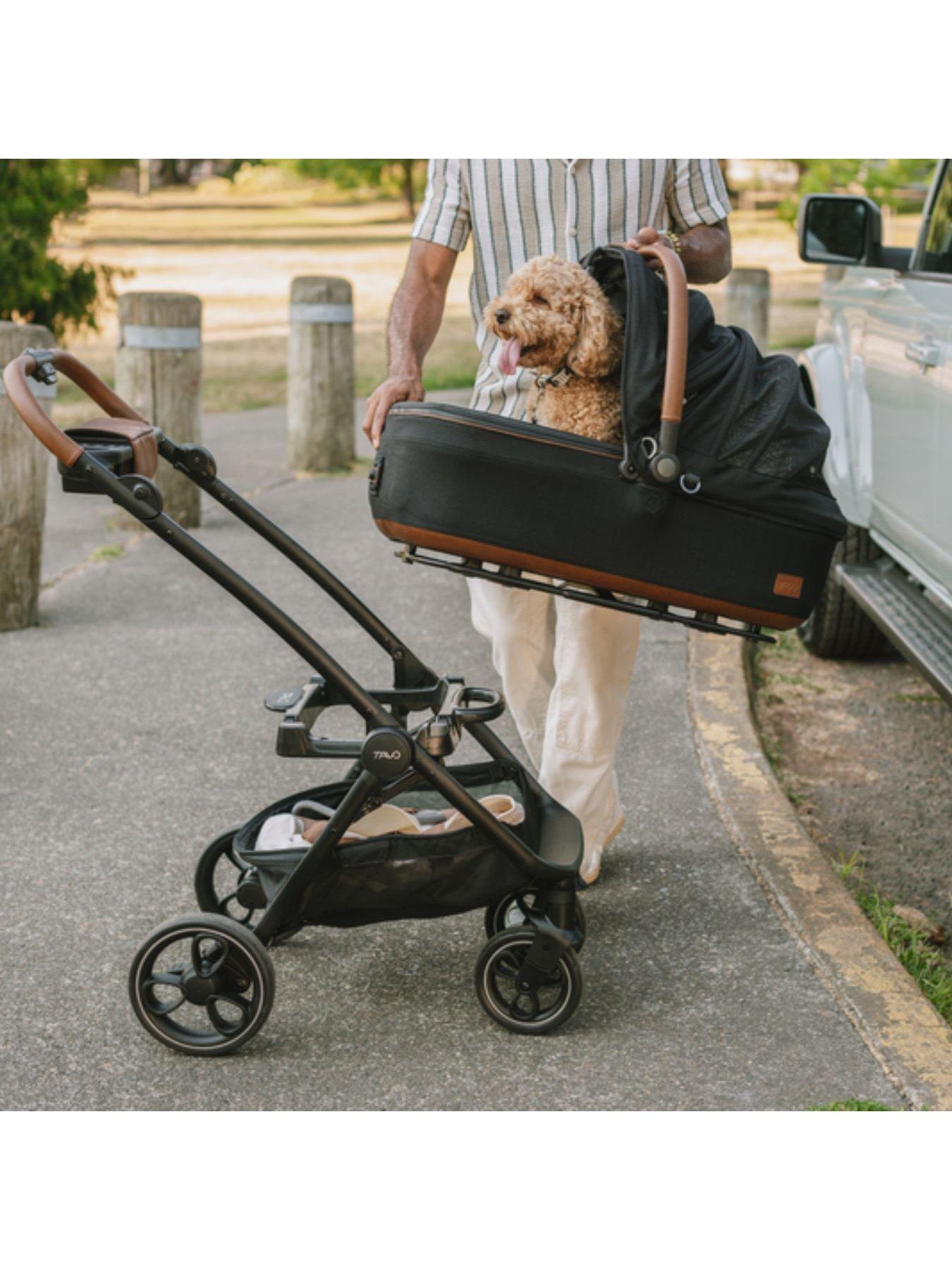 Image 5 of 8 of Tavo Maeve Medium Rigid Pet Car Seat &amp; Vehicle Base Onyx
