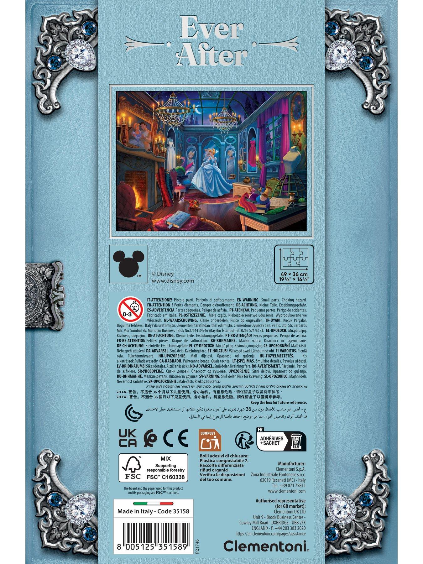 Image 5 of 6 of Clementoni Disney Princess Ever After Collection - Cinderella 500 Piece Puzzle in Deluxe Packaging