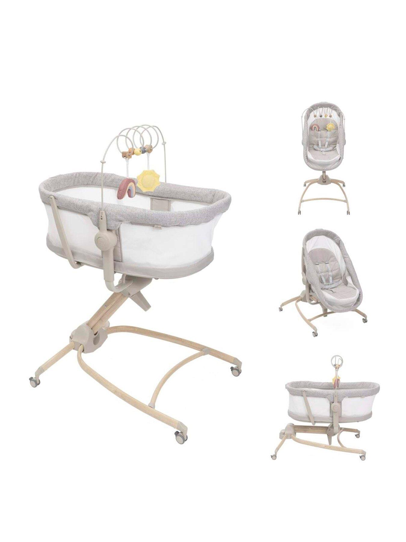 Image 2 of 8 of Chicco Baby Hug 4-in-1 Newborn Crib and Toddler Chair, Adjustable, Activity Bar