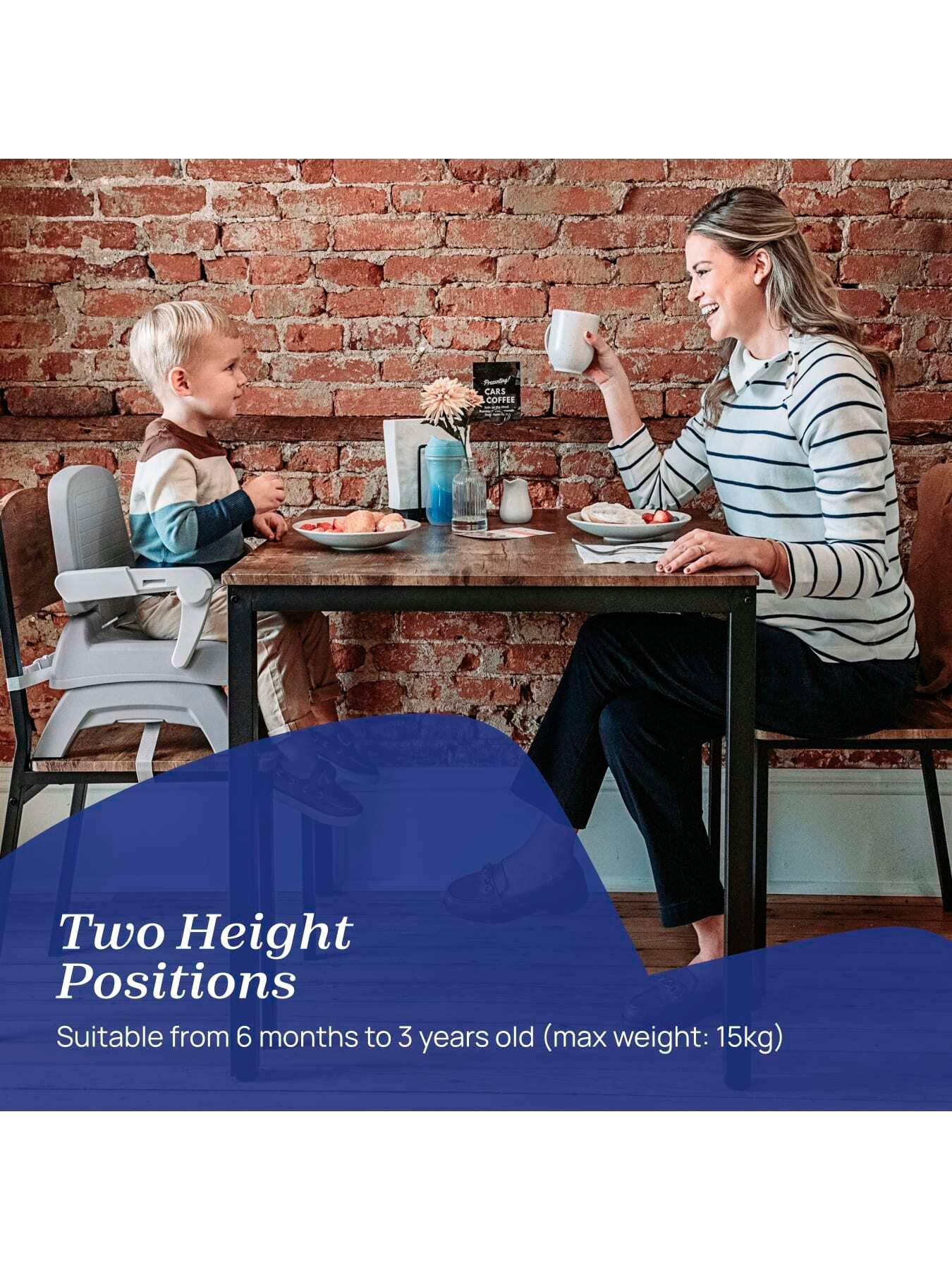 Image 4 of 7 of Chicco Bento Booster Seat - Vanilla