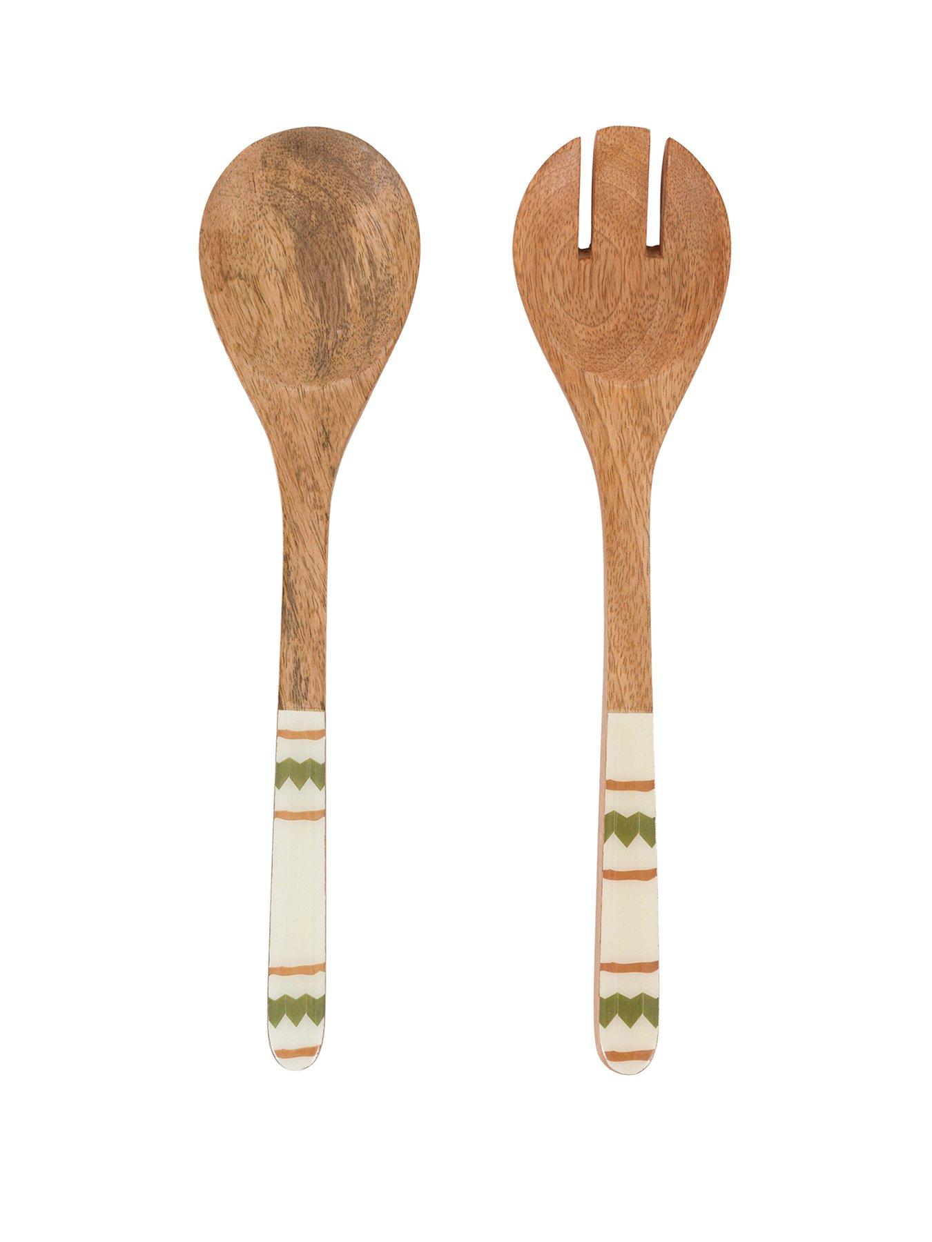 Gallery Direct Mango Wood Salad Servers