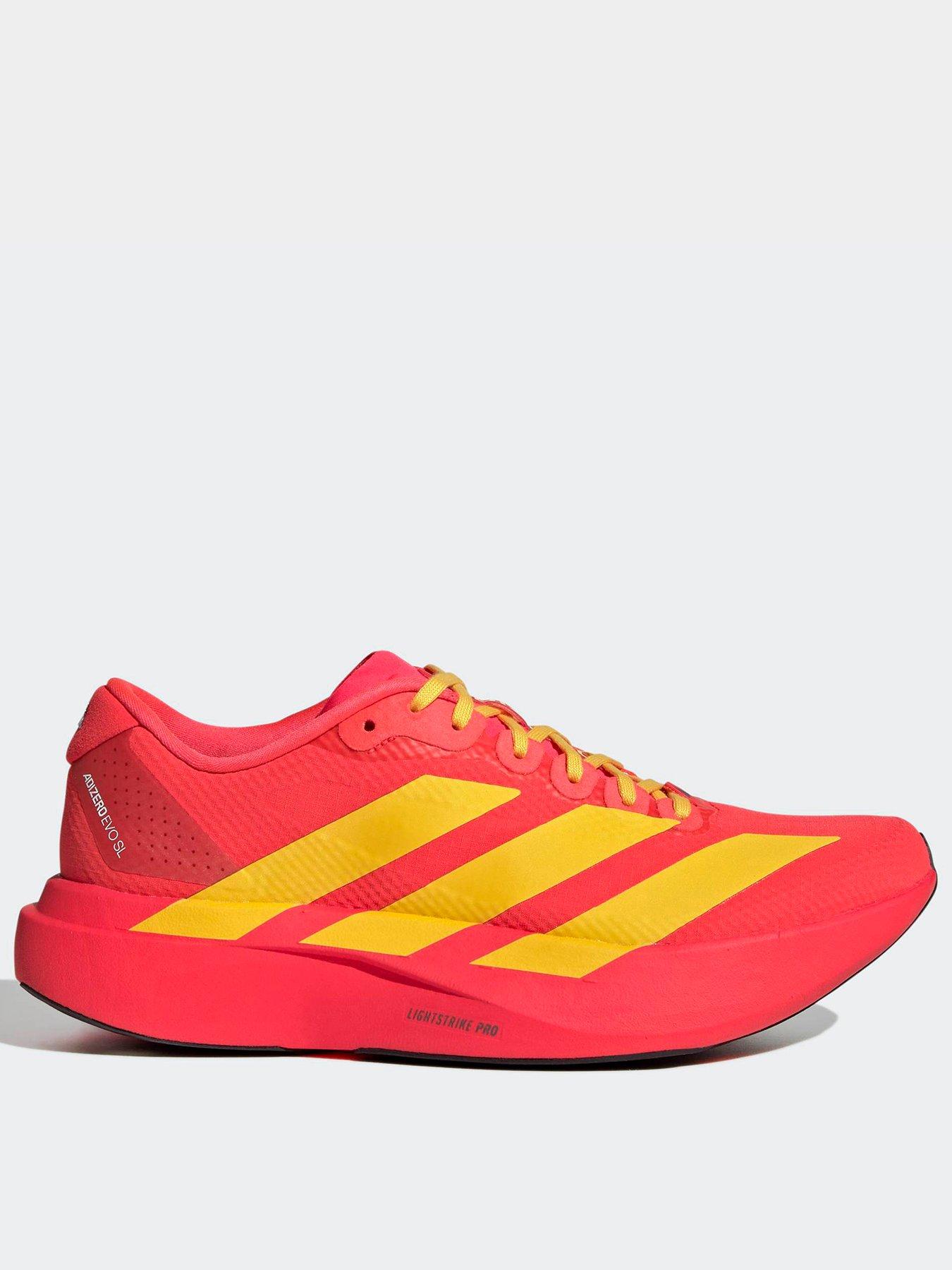 adidas: Women's Running Adizero Evo Sl Woven Trainers- Red