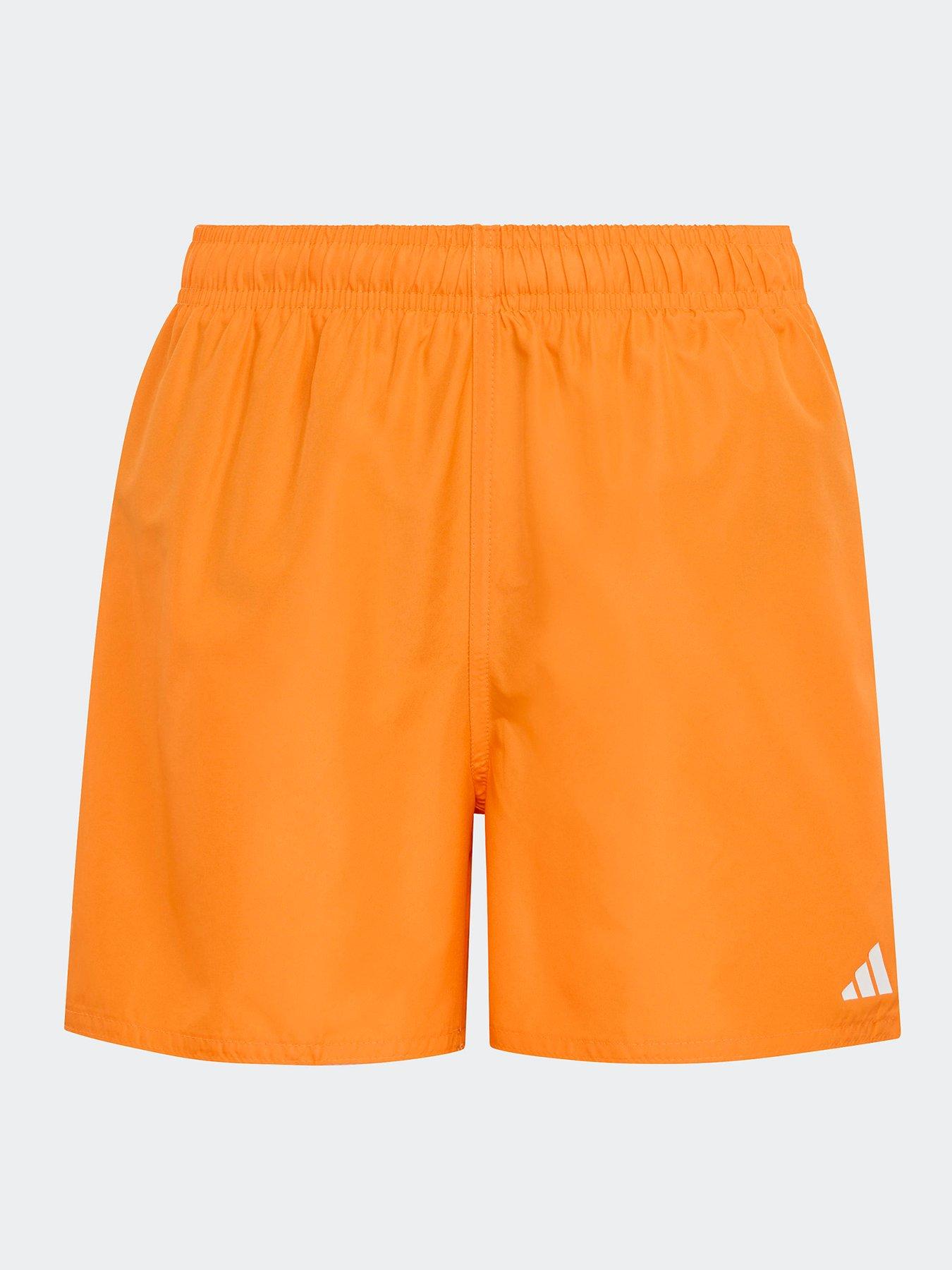 Image 1 of 5 of adidas Boys Solid Shorts - Orange