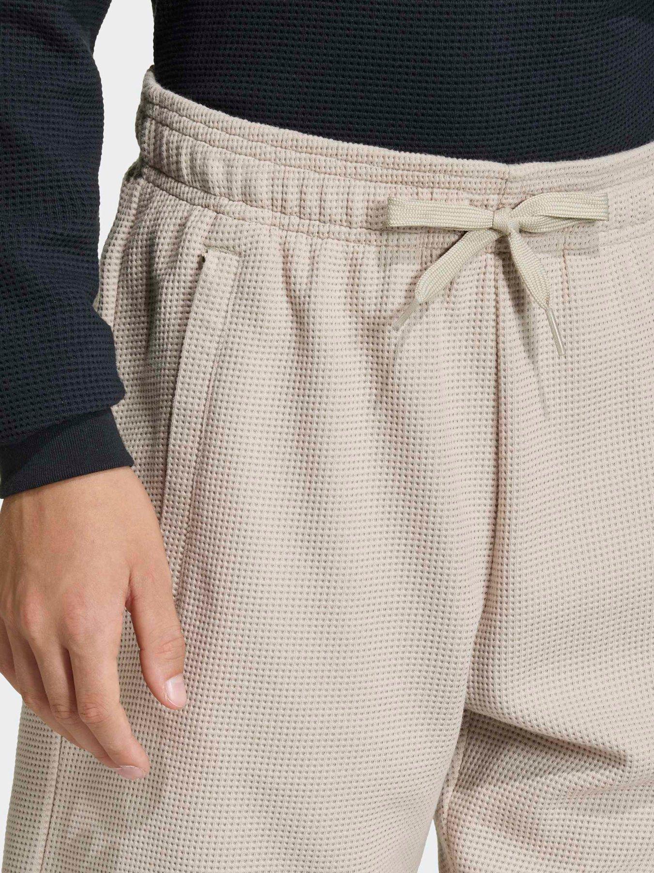 Image 4 of 6 of adidas Originals Junior Unisex Regular Waffle Shorts - Beige
