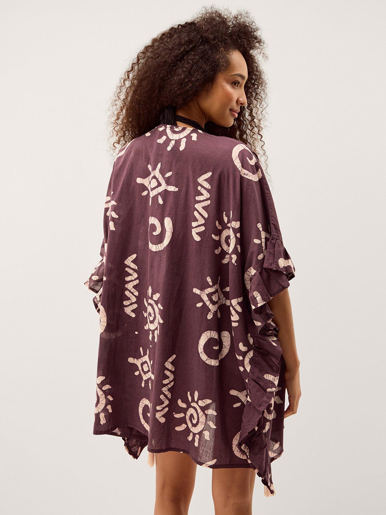 Image 2 of 5 of Monsoon Mafalda Batik Kaftan
