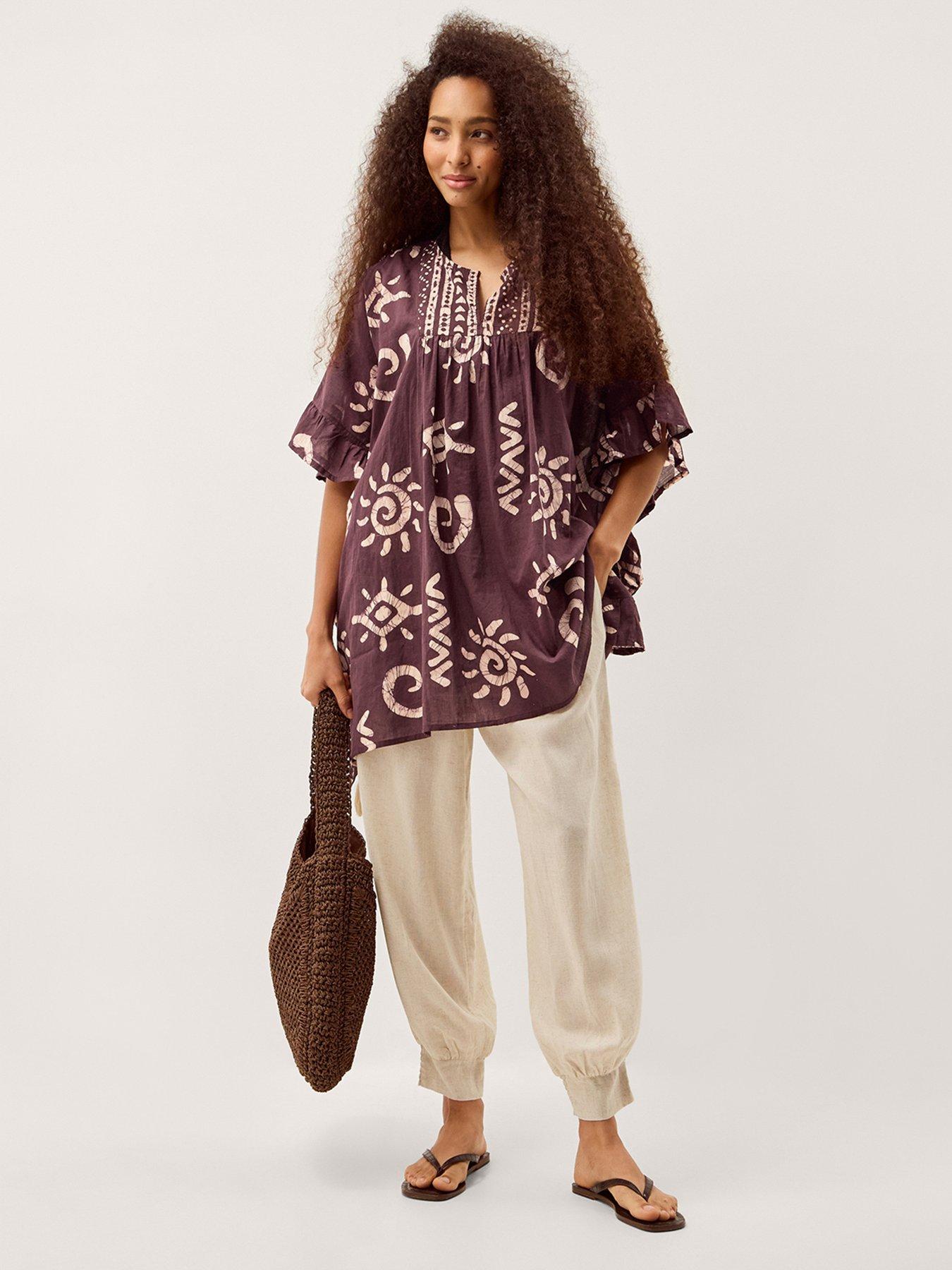 Image 3 of 5 of Monsoon Mafalda Batik Kaftan