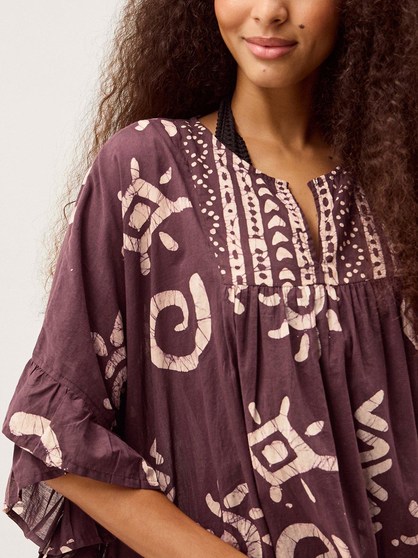 Image 4 of 5 of Monsoon Mafalda Batik Kaftan