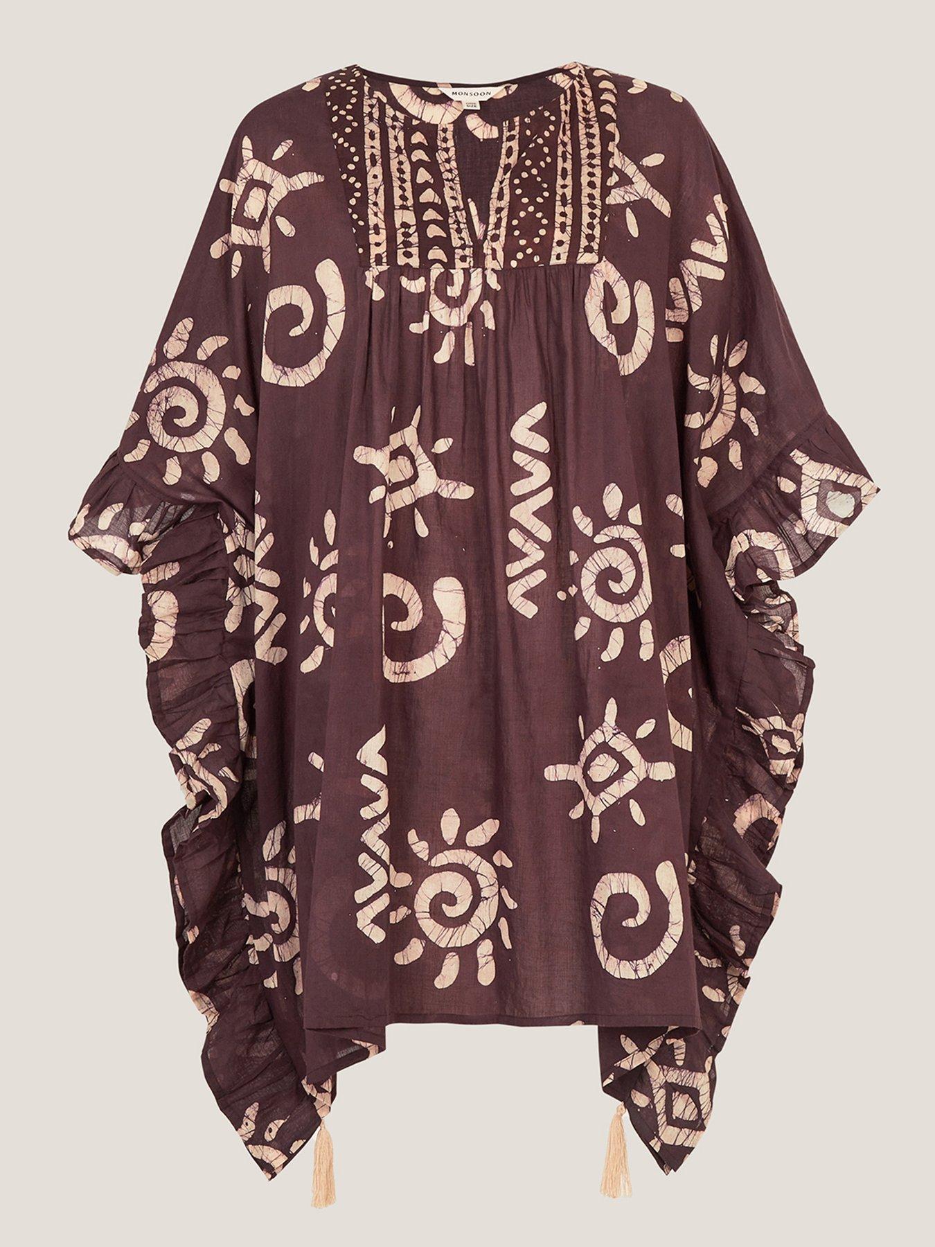 Image 5 of 5 of Monsoon Mafalda Batik Kaftan