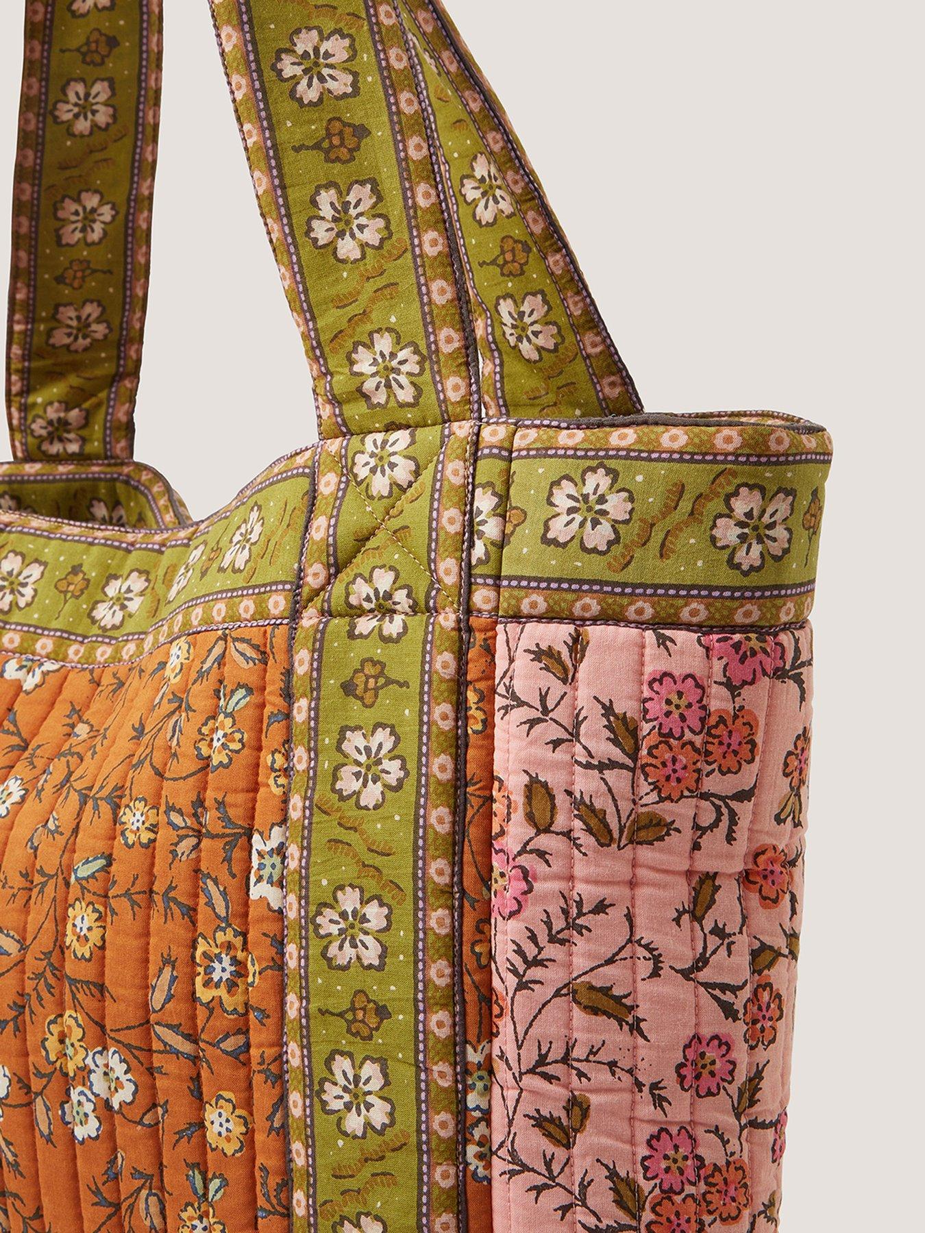 Image 2 of 2 of Monsoon Ines Patch Quilted Tote - Multi