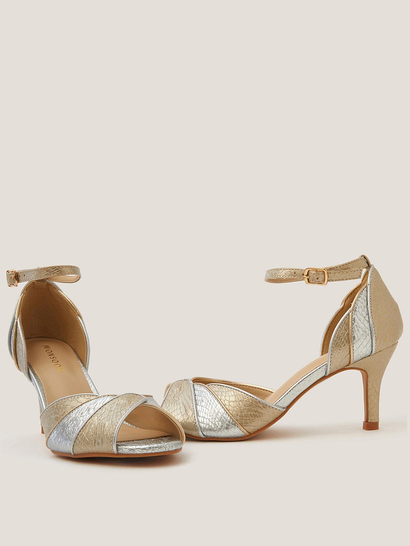 Monsoon Meg Metallic Sandal