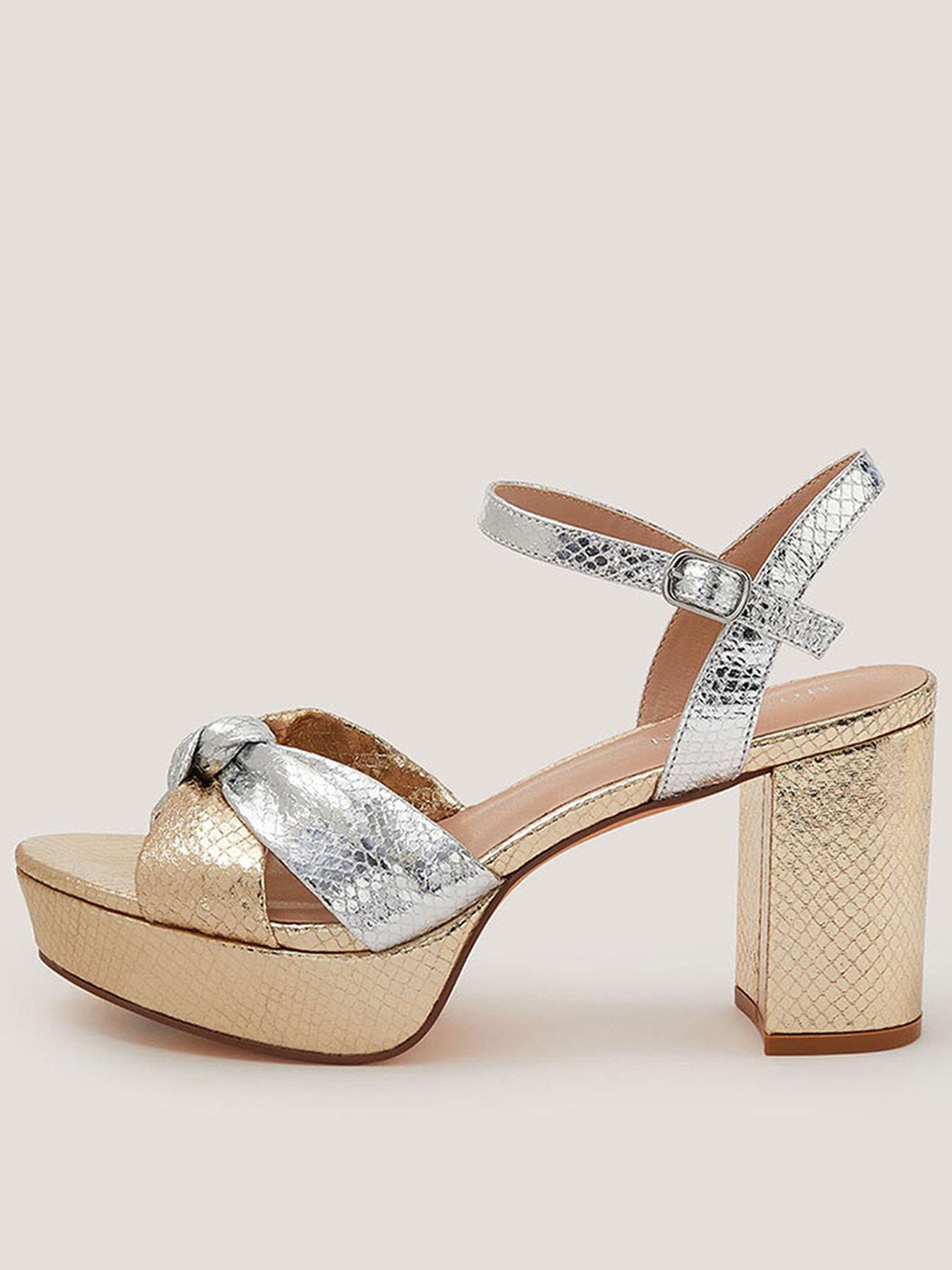 Monsoon Sophie Metallic Platform - Multi
