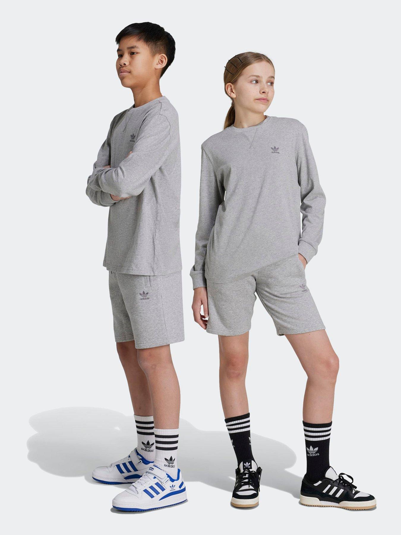 Image 1 of 7 of adidas Originals Junior Unisex Shorts Kids - Grey