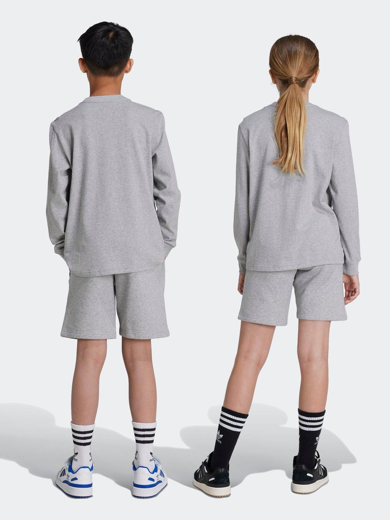 Image 2 of 7 of adidas Originals Junior Unisex Shorts Kids - Grey