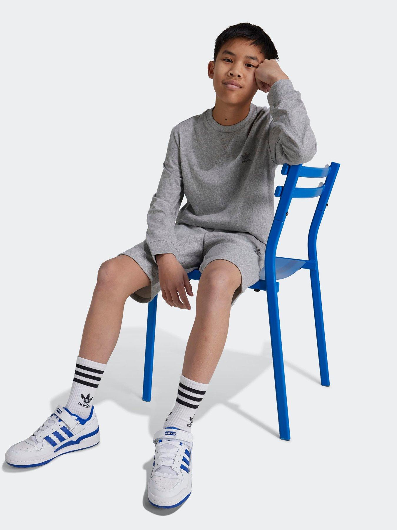 Image 3 of 7 of adidas Originals Junior Unisex Shorts Kids - Grey