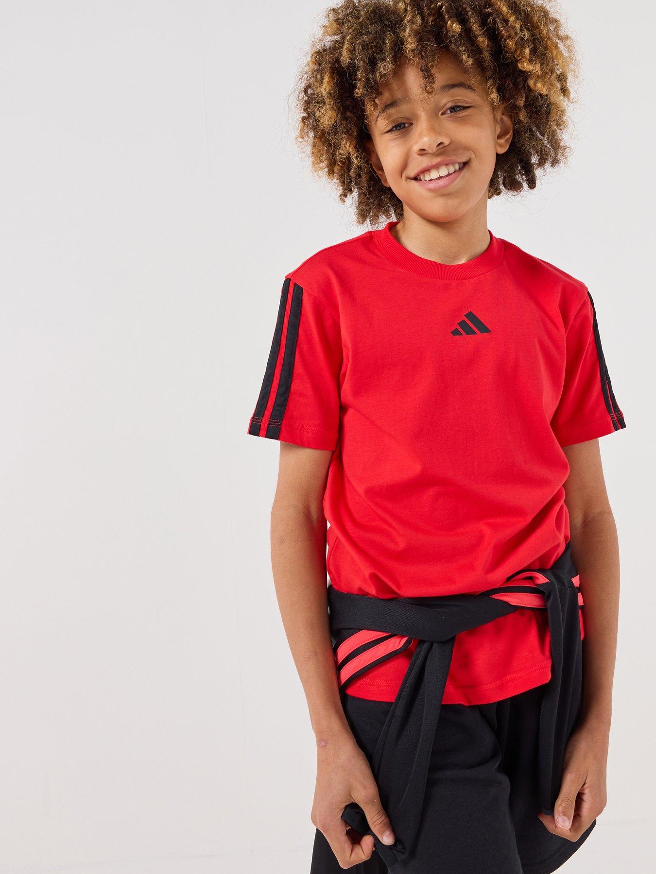adidas Sportswear: Junior Unisex Essentials T-Shirt - Red