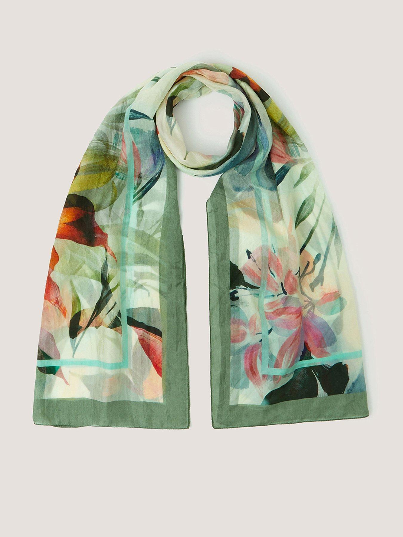Monsoon Aimee Lou Square Silk Sca