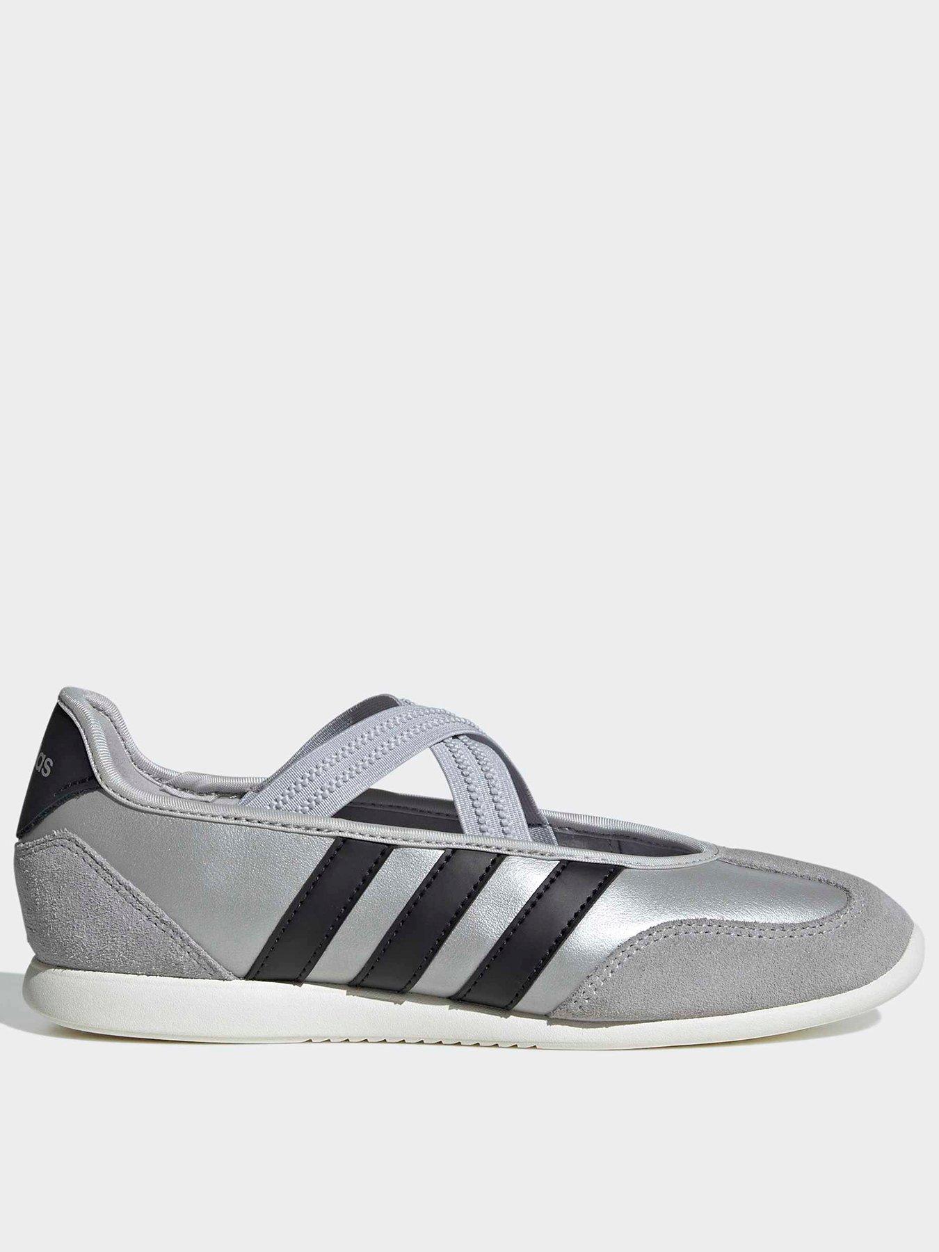 adidas Sportswear Women's Barreda Mary Jane, Silvmt/Cblack/Owhite, Size 5, Women