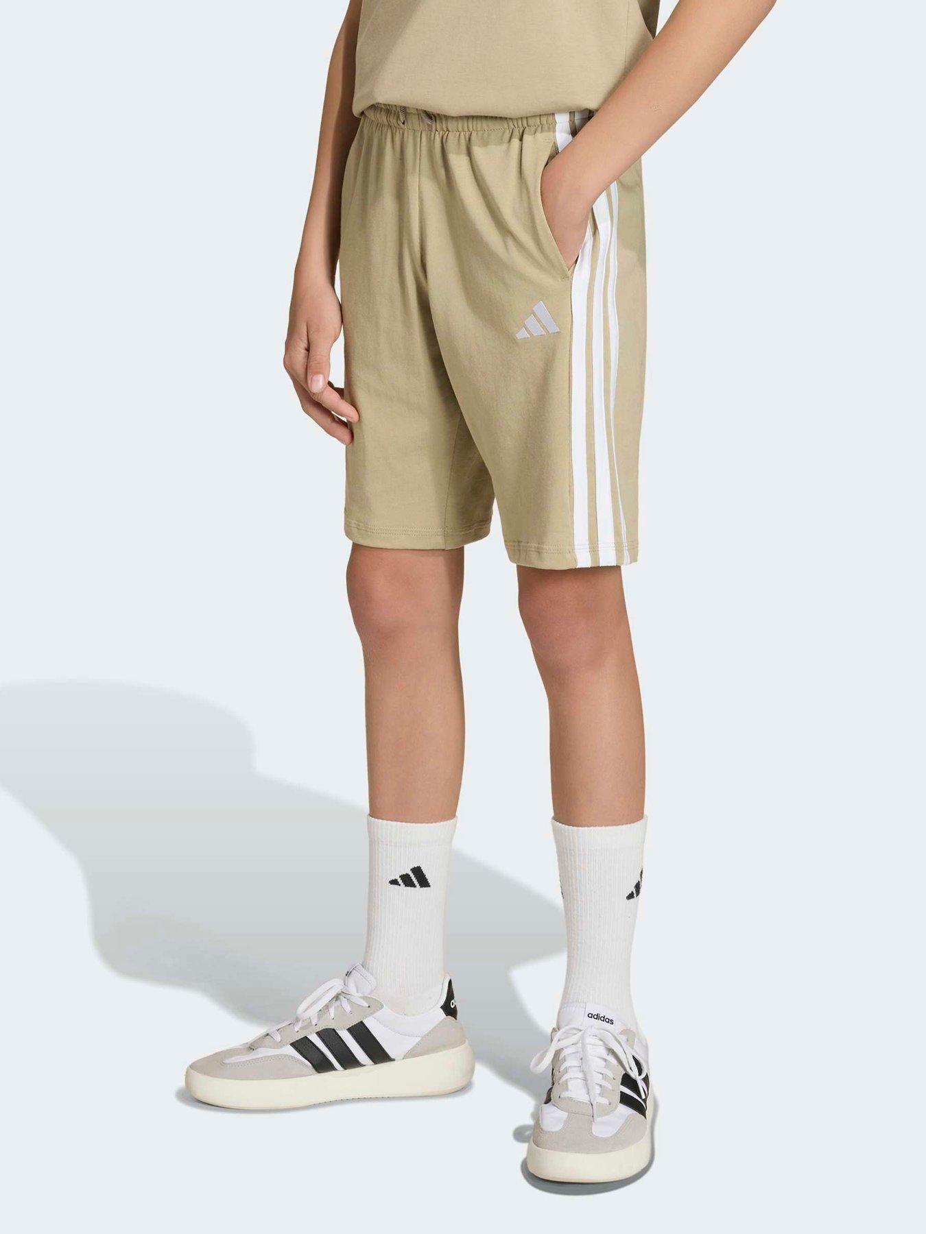 adidas Sportswear Junior Unisex Essentials Shorts, Woca/White, Size 13-14 Years