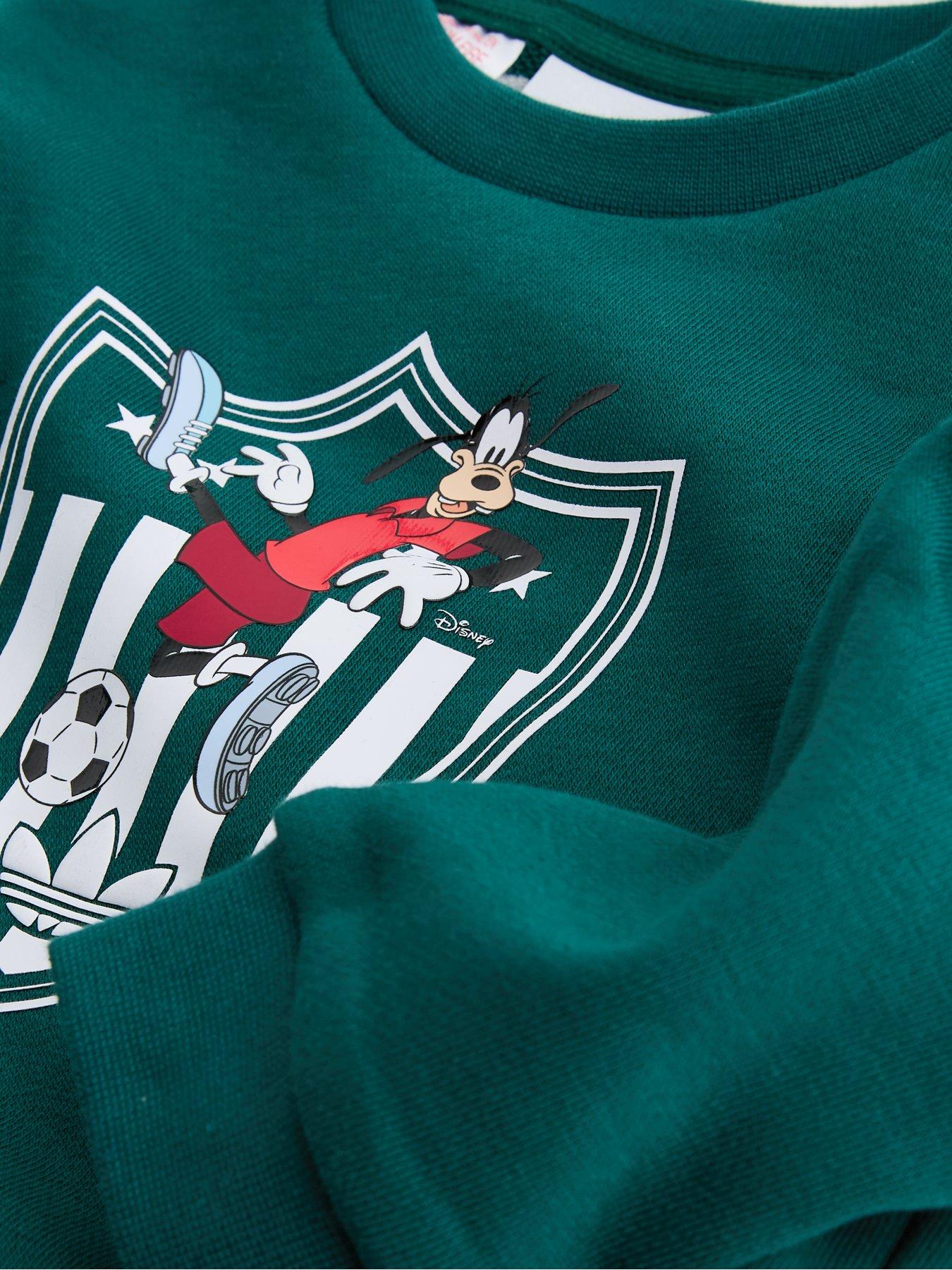 Image 4 of 5 of adidas Originals Infant Unisex Disney Crew Set - Green