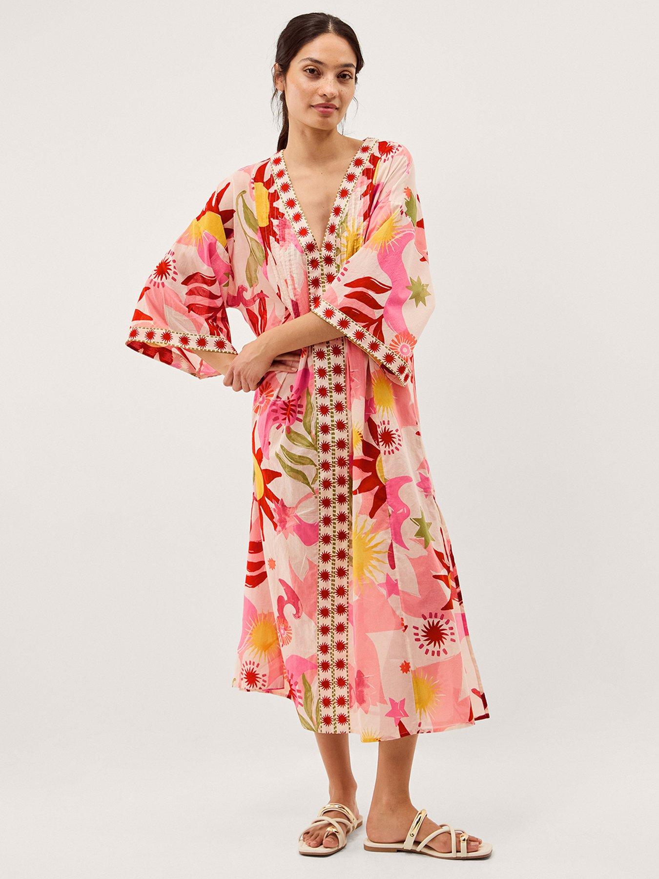 Monsoon Anissa Printed Kaftan