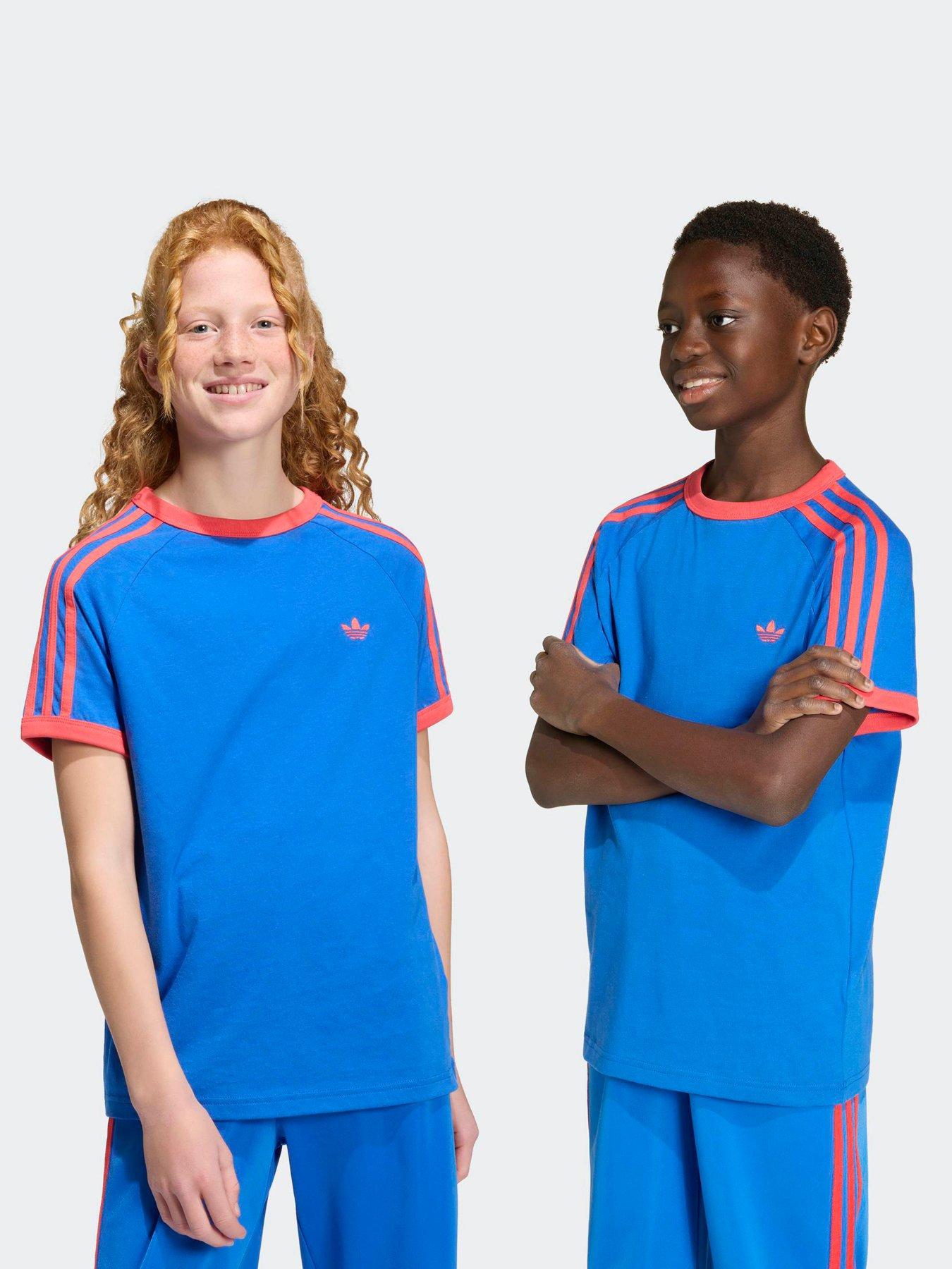 adidas Originals Junior Boys 3, Blue/Selure, Size 7-8 Years
