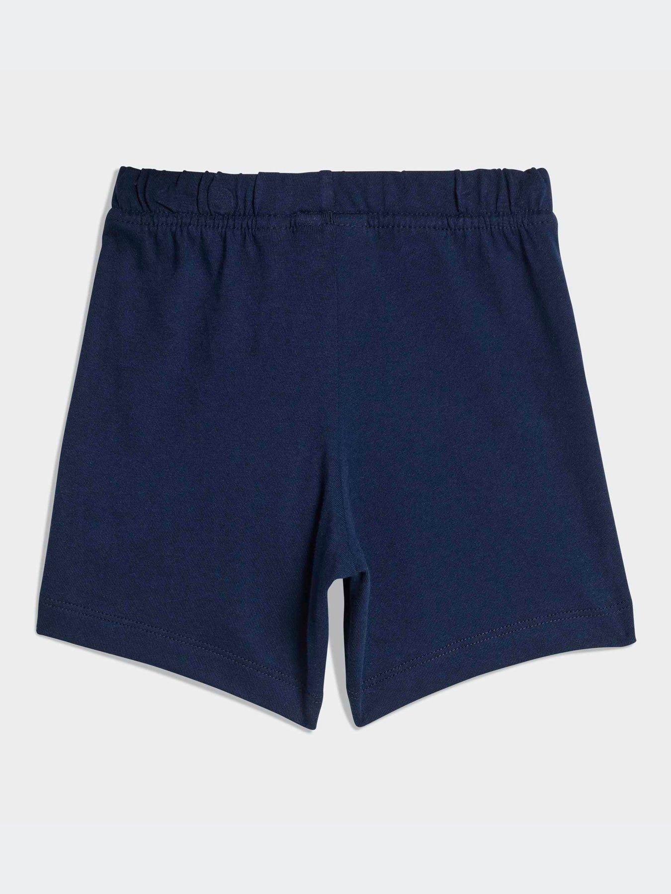 Image 6 of 6 of adidas Originals Infant Unisex Shorts And T-shirt Set - Blue