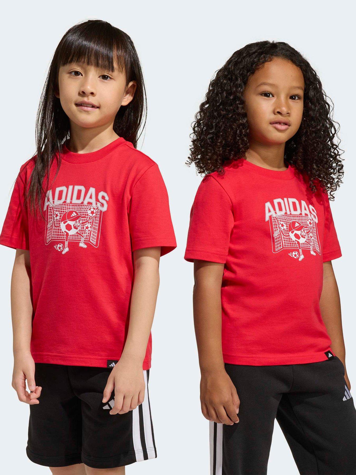 adidas Sportswear Kids Unisex Football Graphic T-Shirt Kids - Red