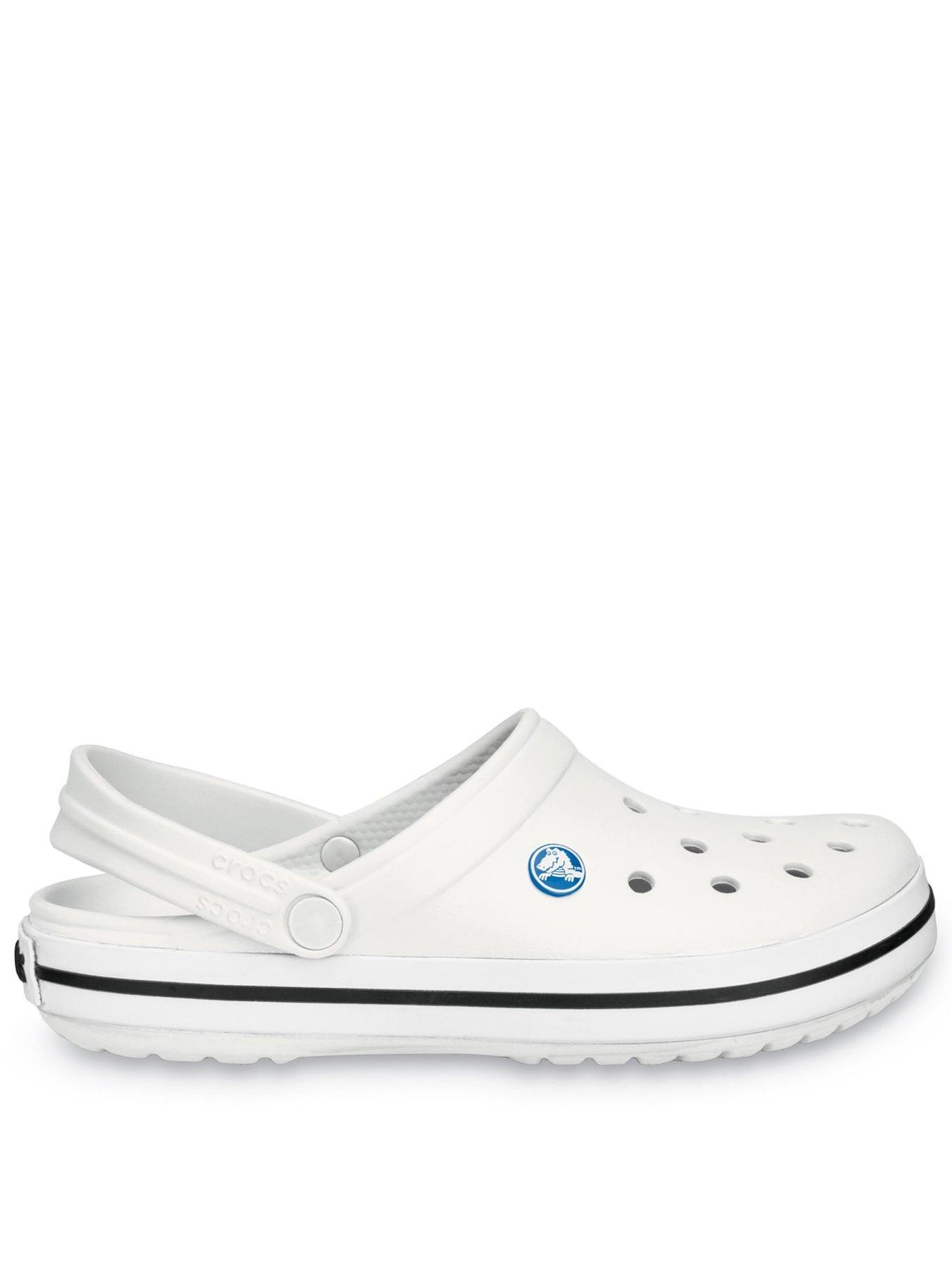 Crocs Men's Crocband Clog Sandal - White