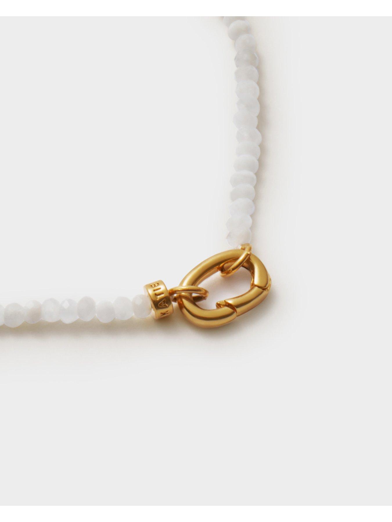 Image 4 of 5 of Katie Loxton Moonstone Necklace , Gold Coated , 42cm - Waterproof
