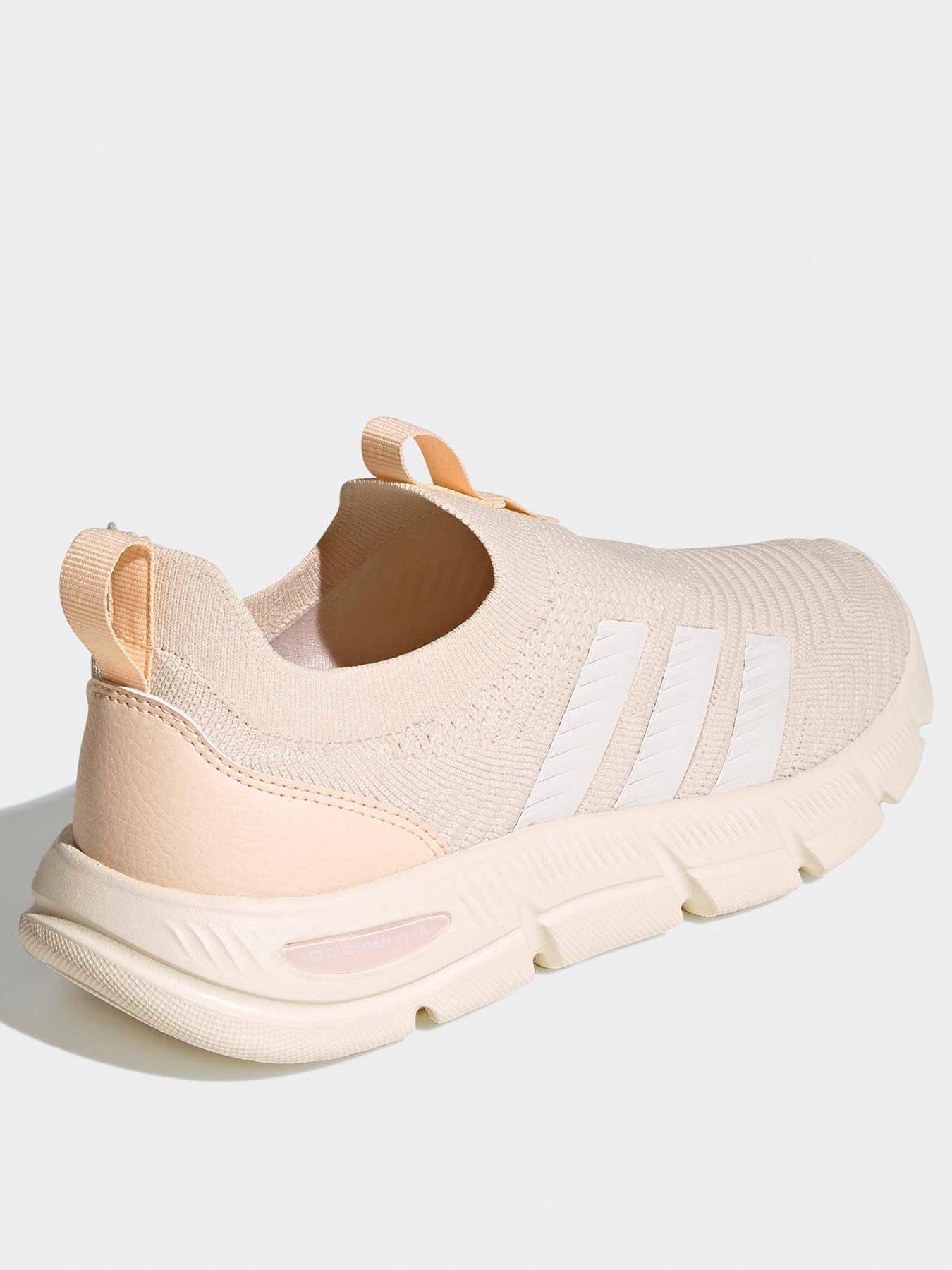 Image 3 of 6 of adidas Women's Cloudfoam Flex Sock Trainers- White / Off White / Sand Strata