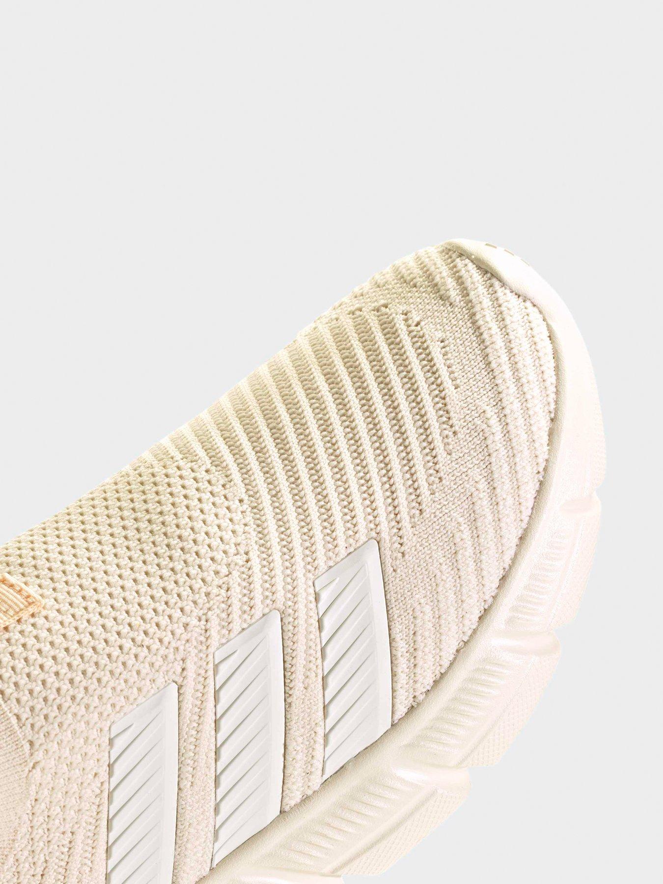 Image 6 of 6 of adidas Women's Cloudfoam Flex Sock Trainers- White / Off White / Sand Strata