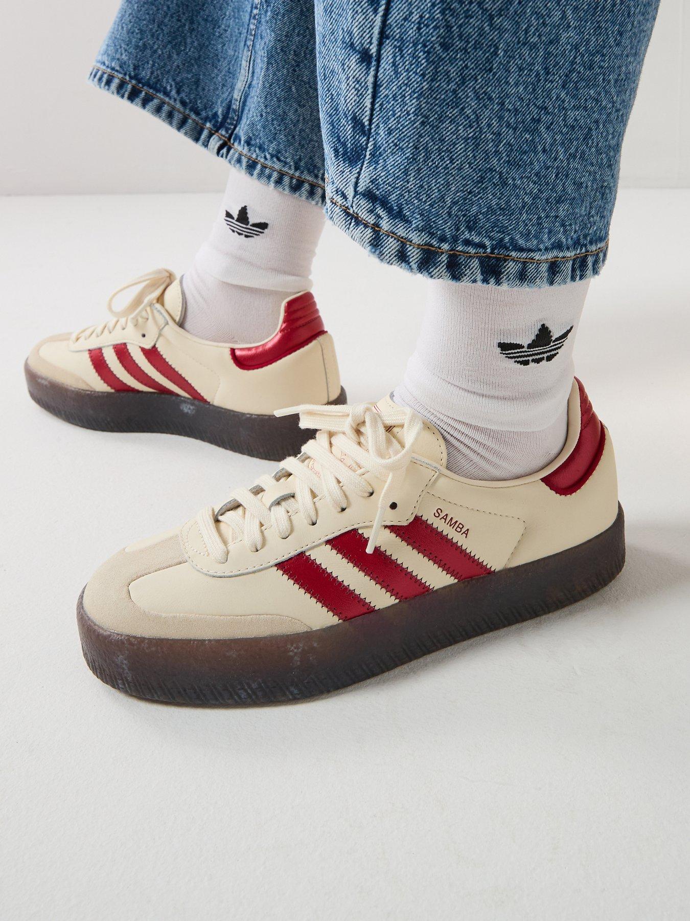 adidas Originals Women's Sambae Trainers, Crewht/Tmvire/Shared, Size 8, Women