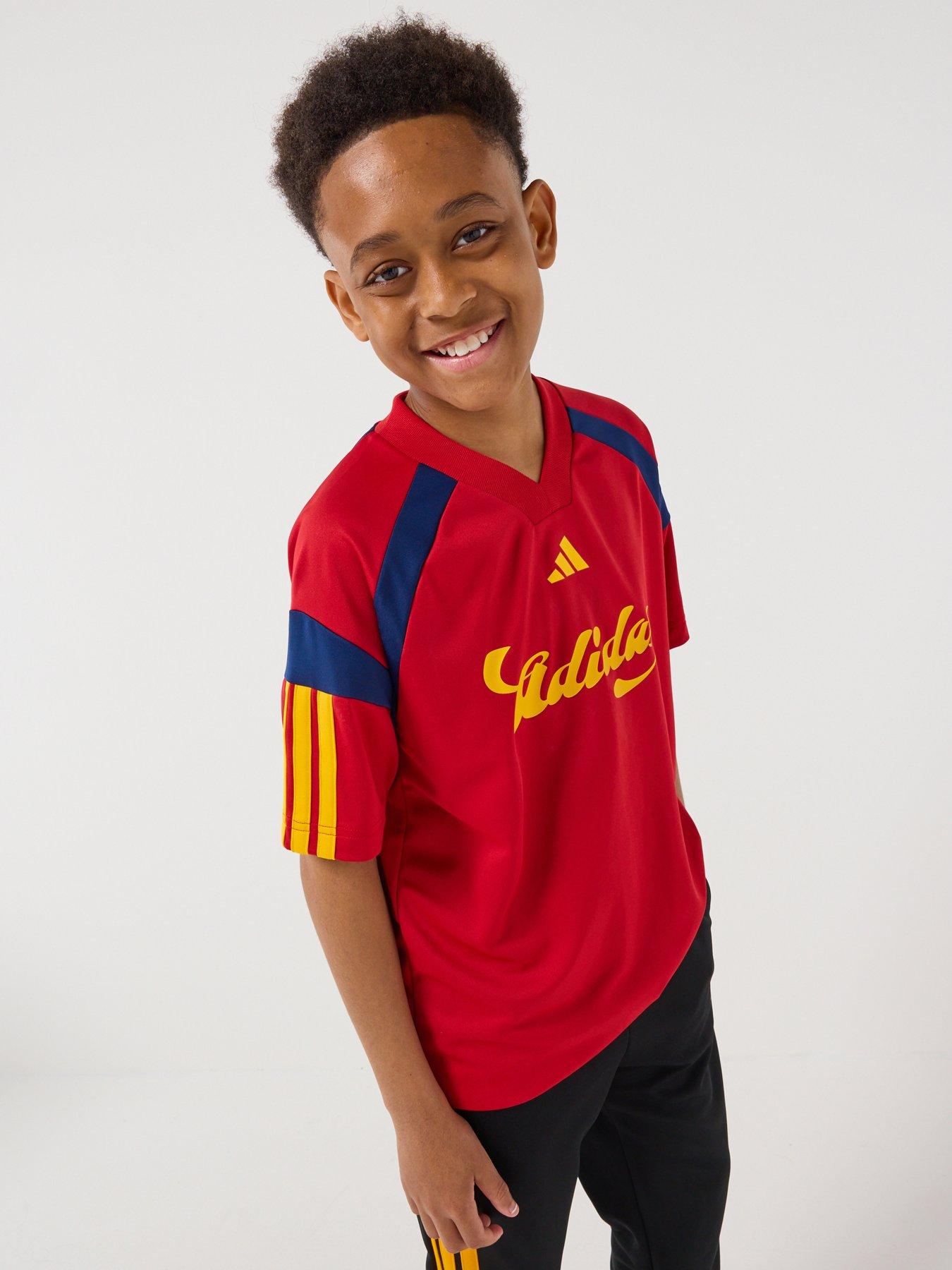 Adidas Sportswear Junior Unisex House Of Tiro Unisex T-Shirt - Red