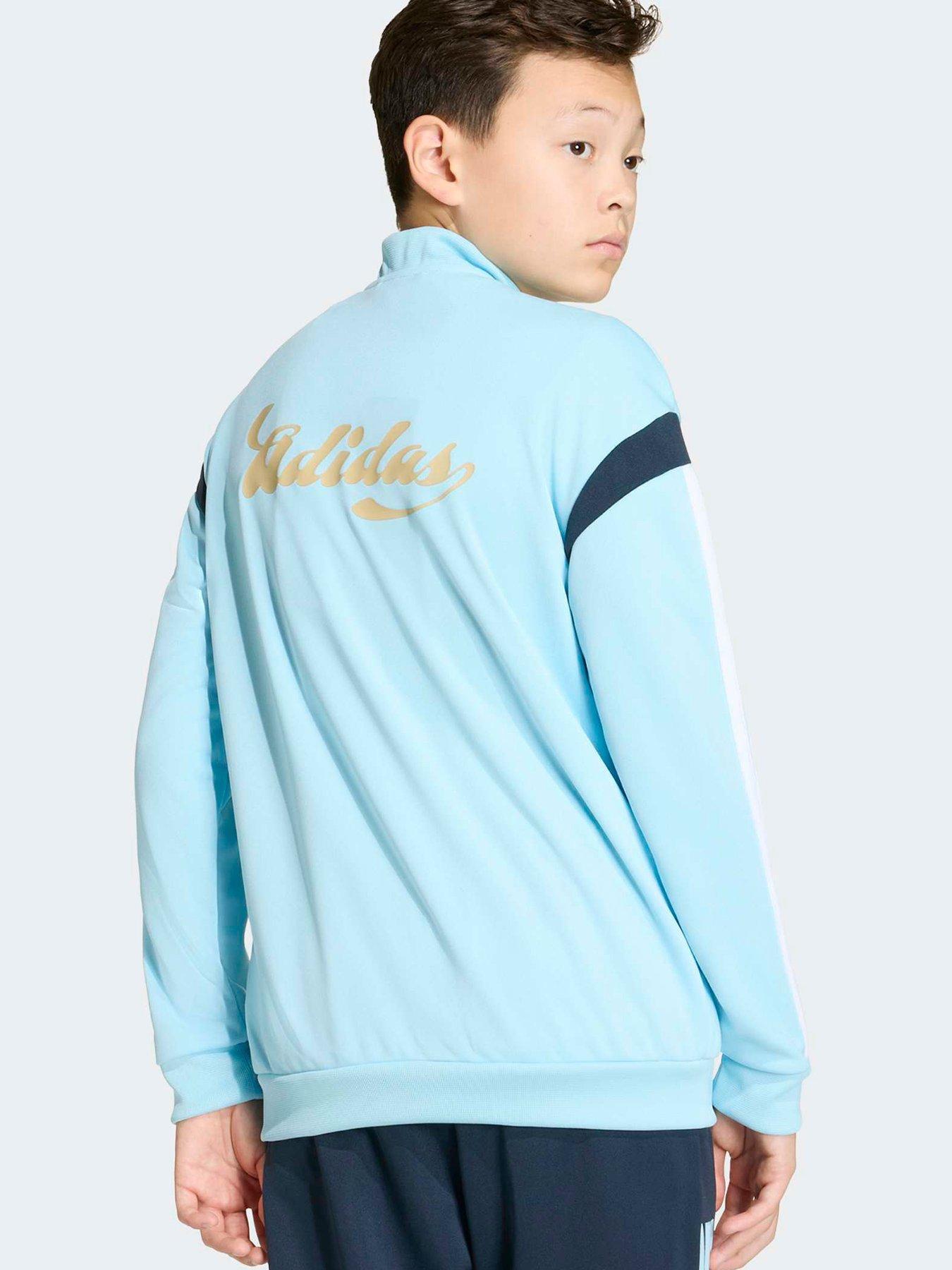 Image 3 of 7 of adidas Sportswear Junior Unisex House Of Tiro Tracktop - Blue