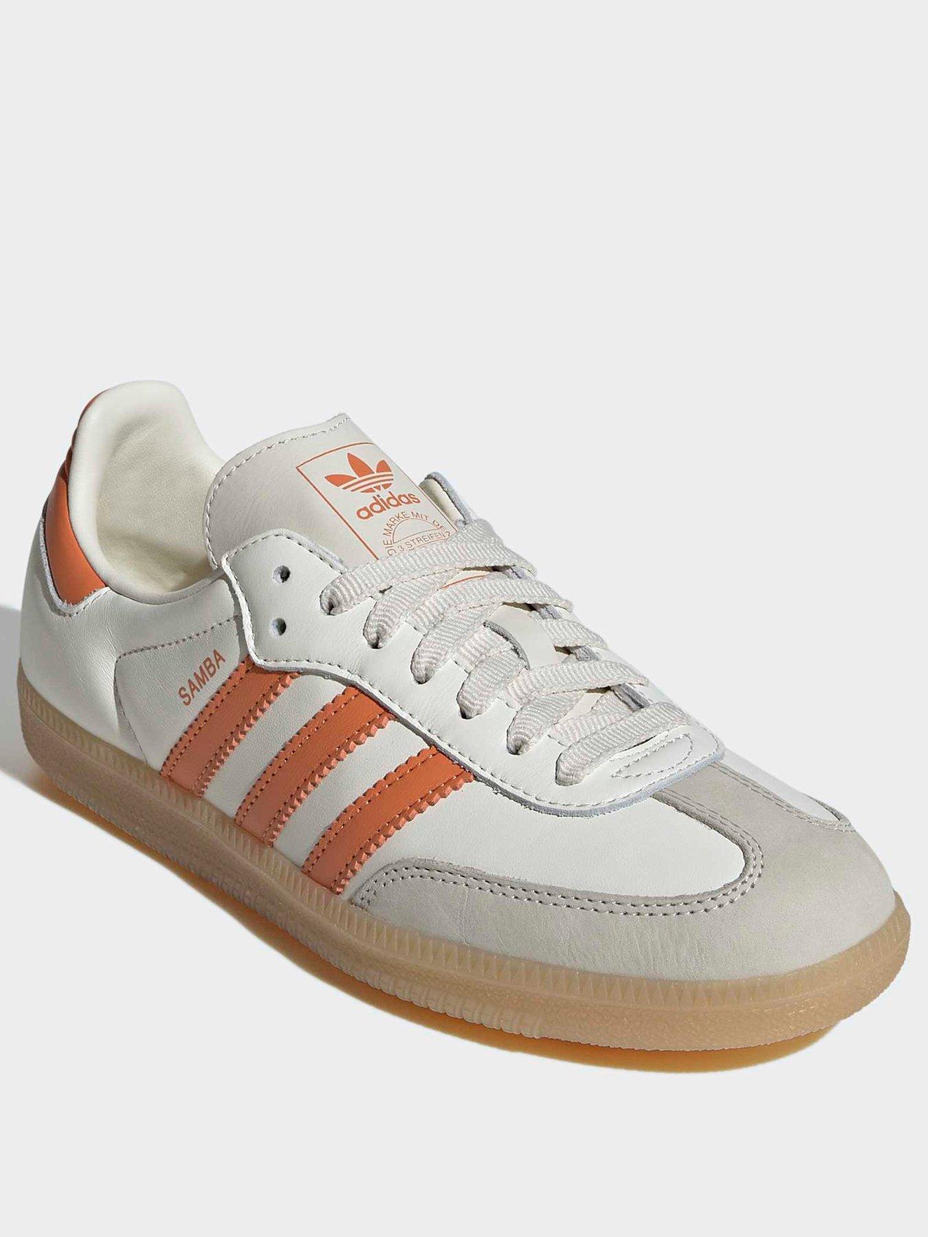 Image 3 of 7 of adidas Women's OG&nbsp;Samba Trainers - White/Orange