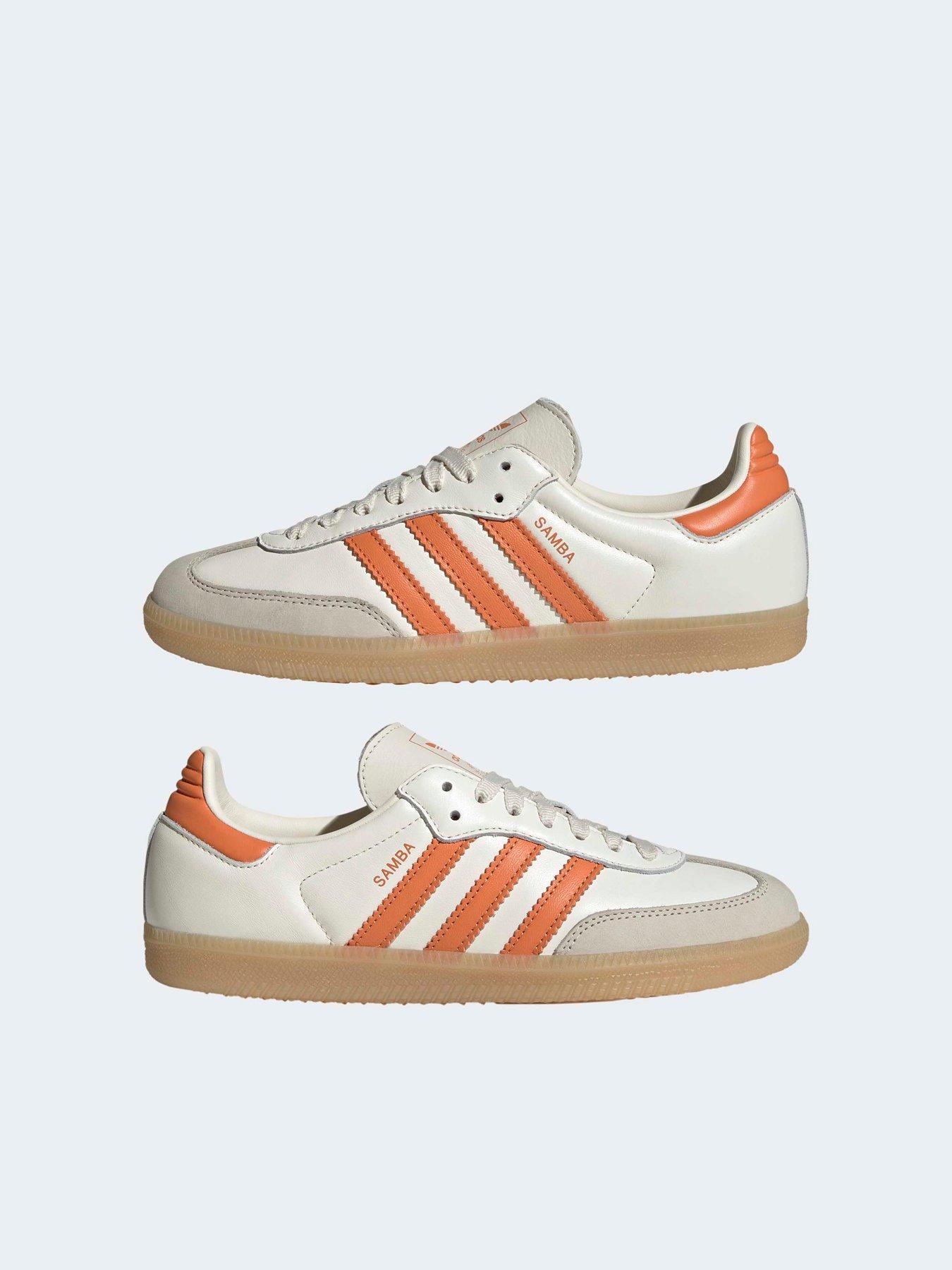 Image 7 of 7 of adidas Women's OG&nbsp;Samba Trainers - White/Orange