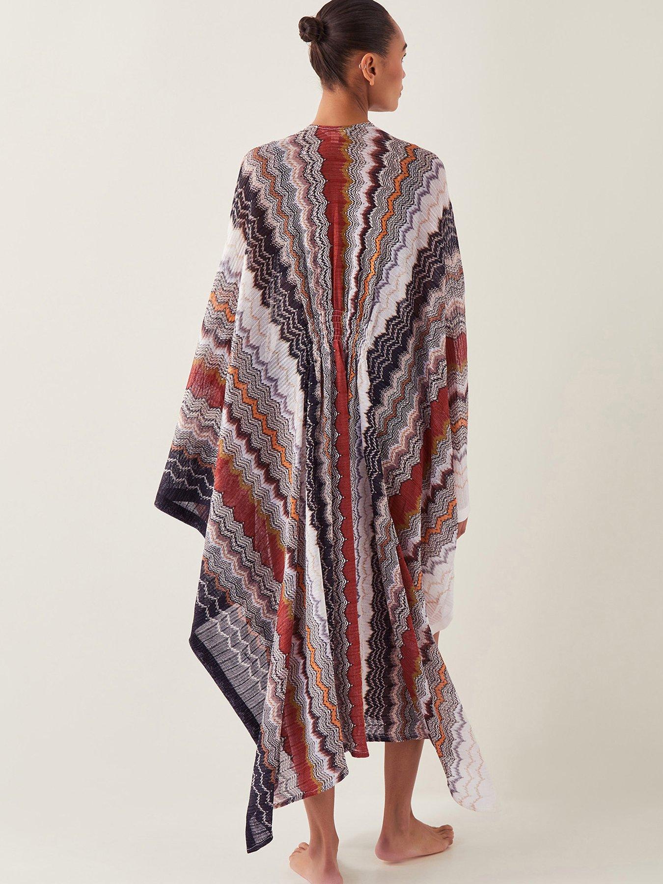 Image 2 of 6 of Monsoon Ava Zigzag Stripe Coverup