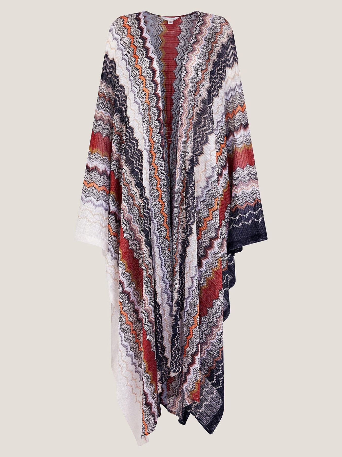 Image 6 of 6 of Monsoon Ava Zigzag Stripe Coverup