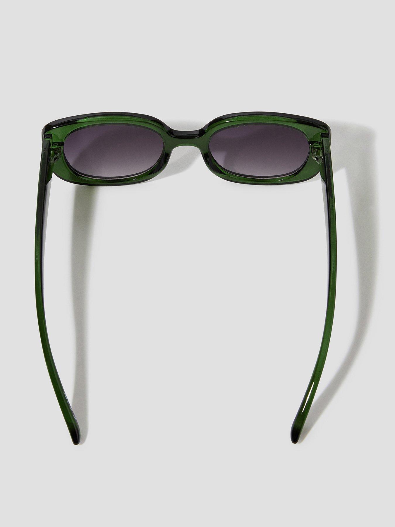 Image 2 of 2 of Monsoon Oval Sunglasses - Green