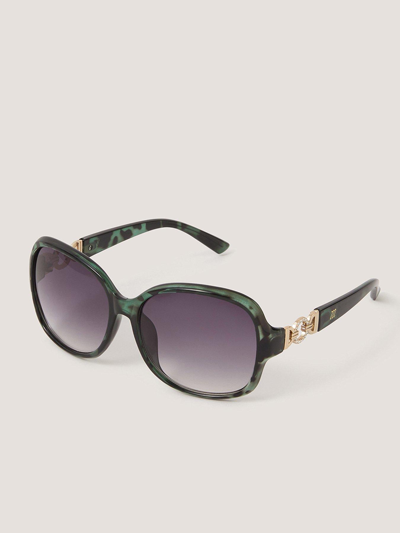 Image 2 of 3 of Monsoon Wrap Sunglasses - Green